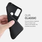 Husa pentru Alcatel 3L (2021), Silicon, Negru, 54467.01 fotografia produsului View 4 S