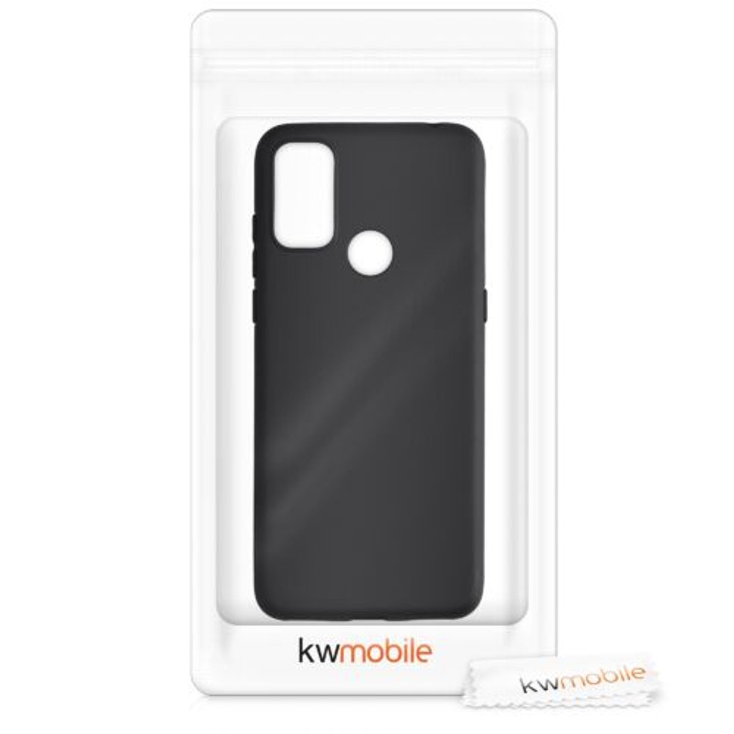Husa pentru Alcatel 3L (2021), Silicon, Negru, 54467.01 fotografia produsului View 7 L