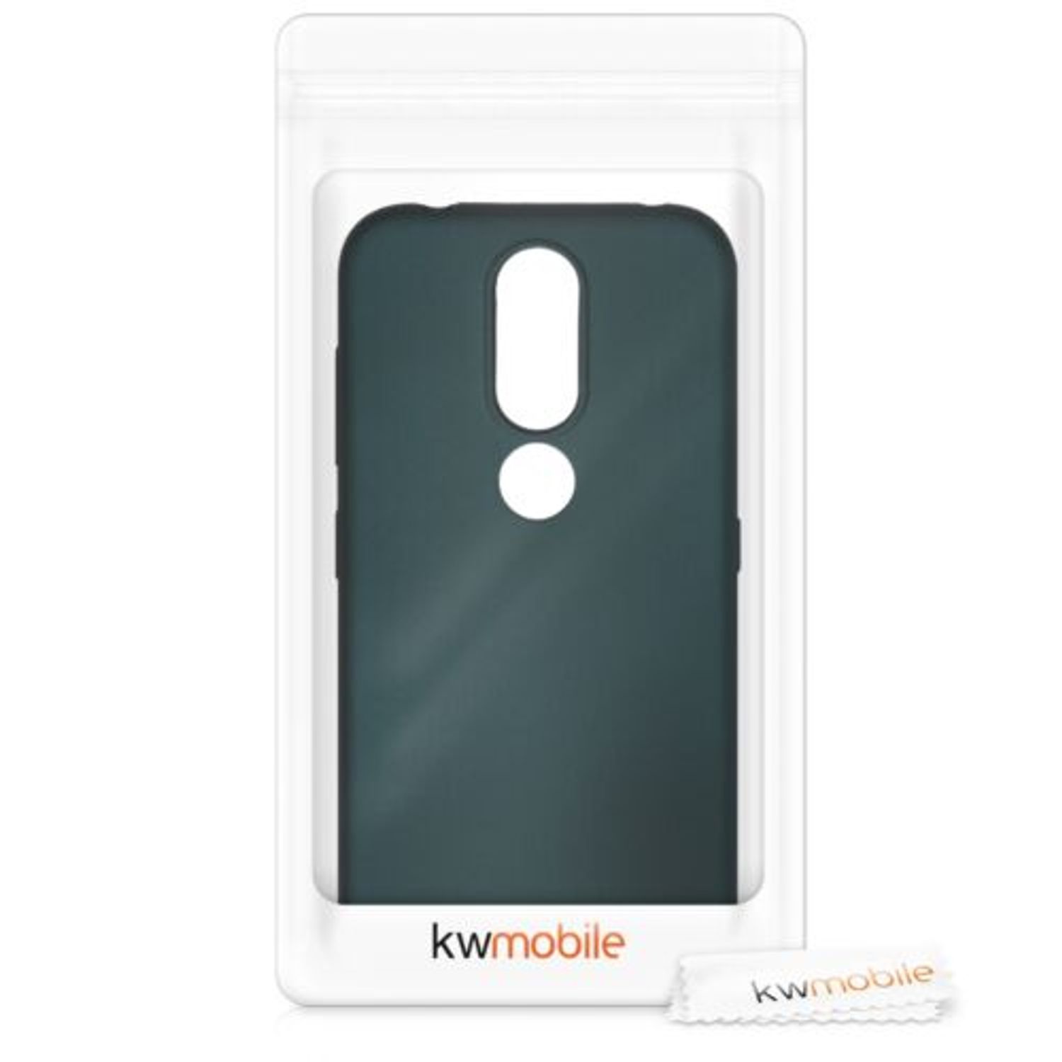 Husa pentru Nokia 4.2, Silicon, Verde, 52335.14 fotografia produsului View 7 L
