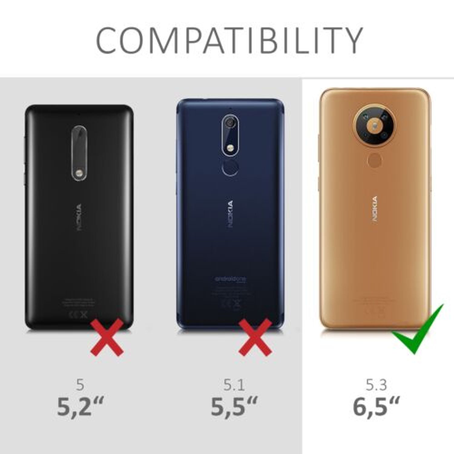 Husa pentru Nokia 5.3, Silicon, Verde, 53552.14 fotografia produsului View 6 L