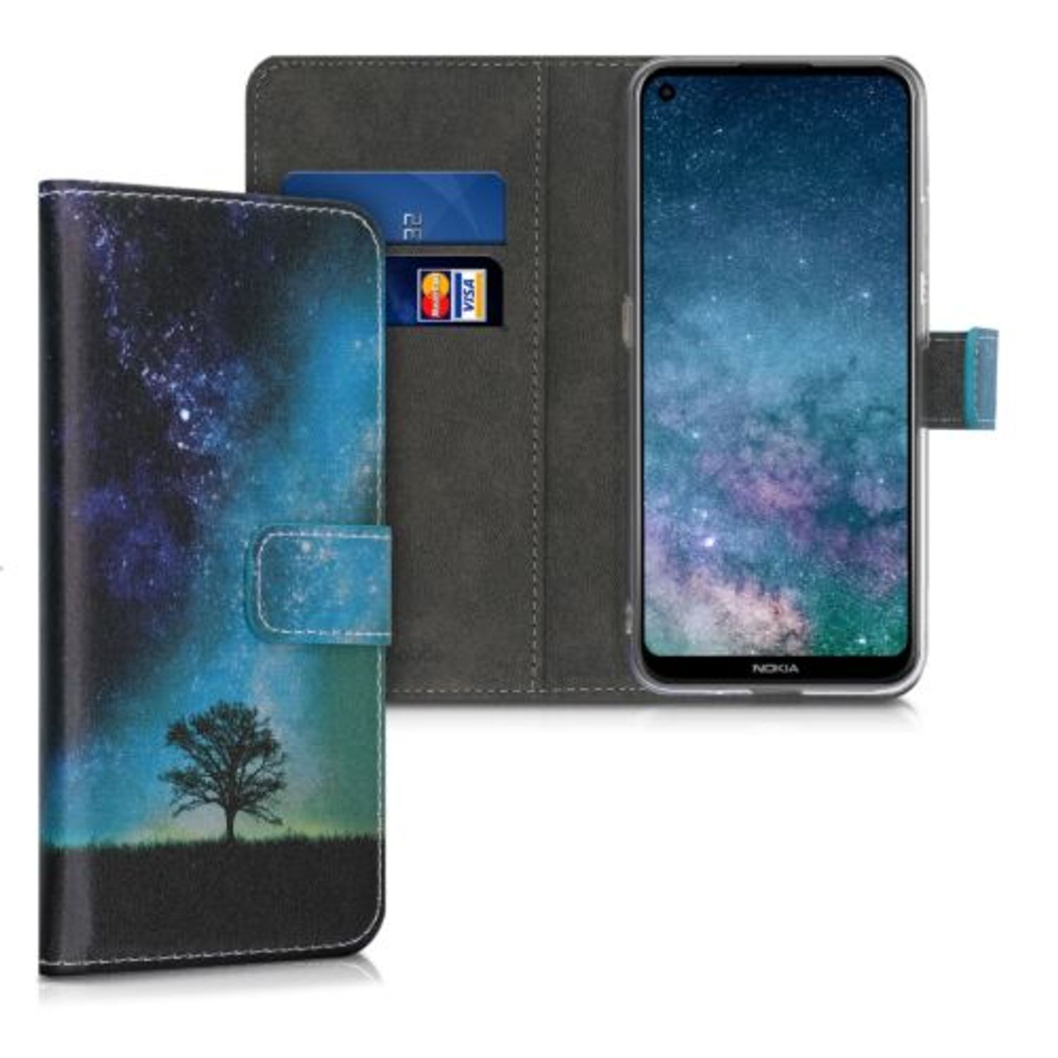 Husa pentru Nokia 5.4, Piele ecologica, Multicolor, 54405.02 fotografia produsului