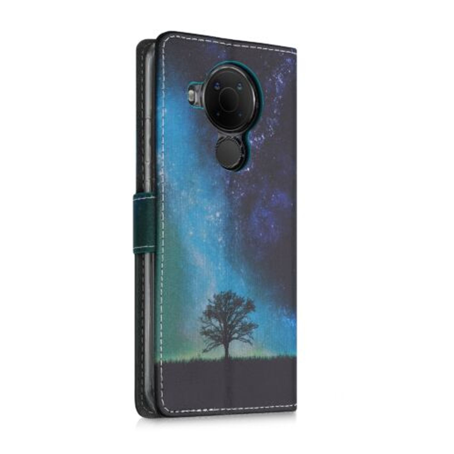 Husa pentru Nokia 5.4, Piele ecologica, Multicolor, 54405.02 fotografia produsului View 7 L