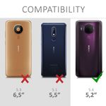 Husa pentru Nokia 5.4, Silicon, Transparent, 54231.03 fotografia produsului View 11 S