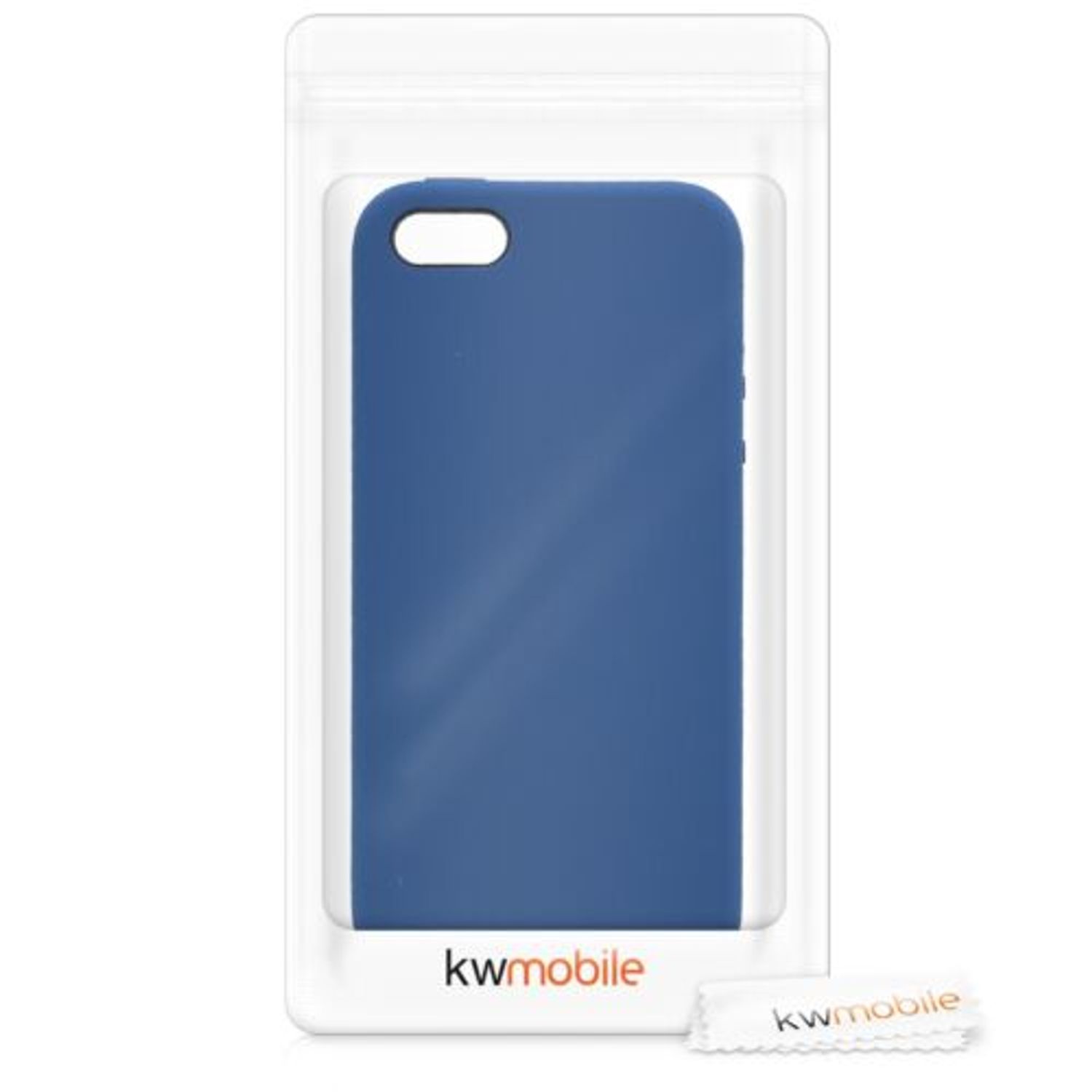 Husa pentru Apple iPhone 5/iPhone 5s/iPhone SE, Silicon, Albastru, 42766.116 fotografia produsului View 7 L