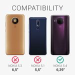 Husa pentru Nokia 5.4, Silicon, Verde, 54109.207 fotografia produsului View 3 S