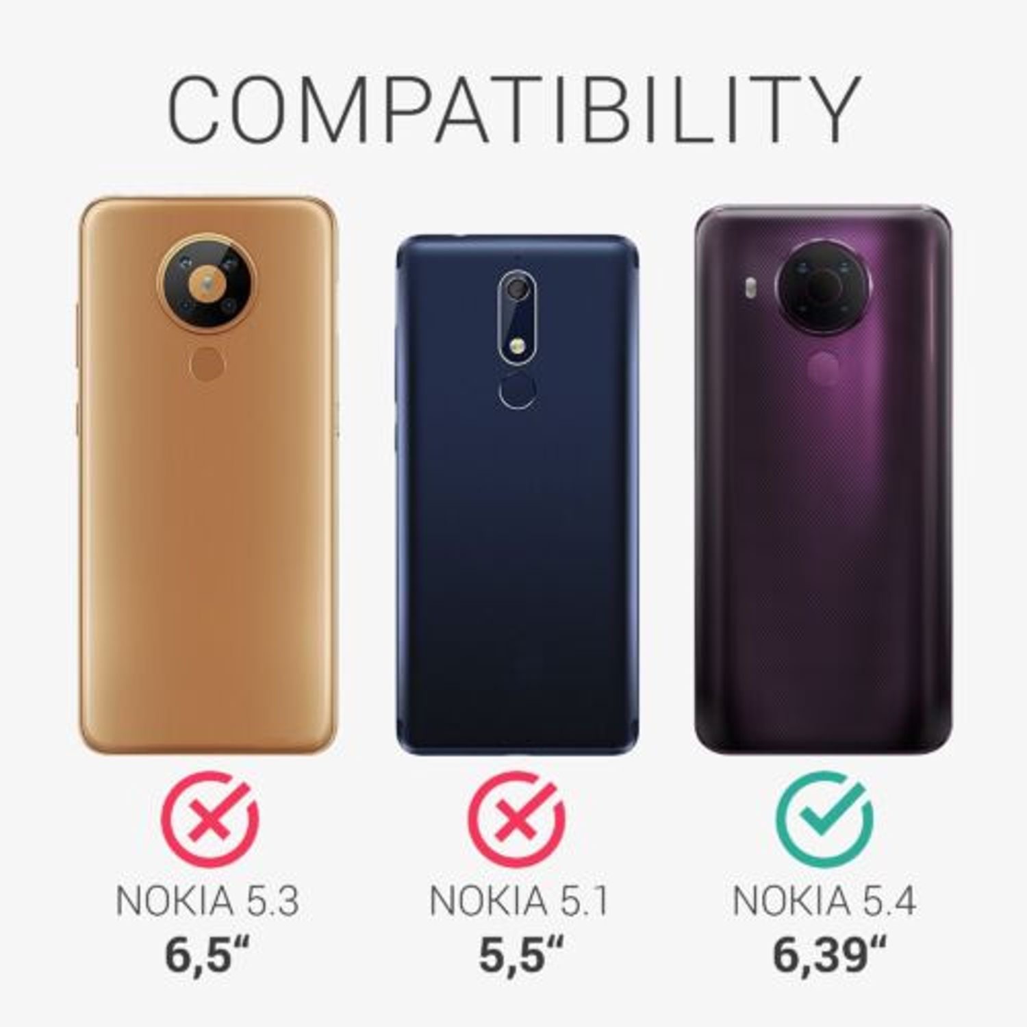 Husa pentru Nokia 5.4, Silicon, Verde, 54109.207 fotografia produsului View 3 L