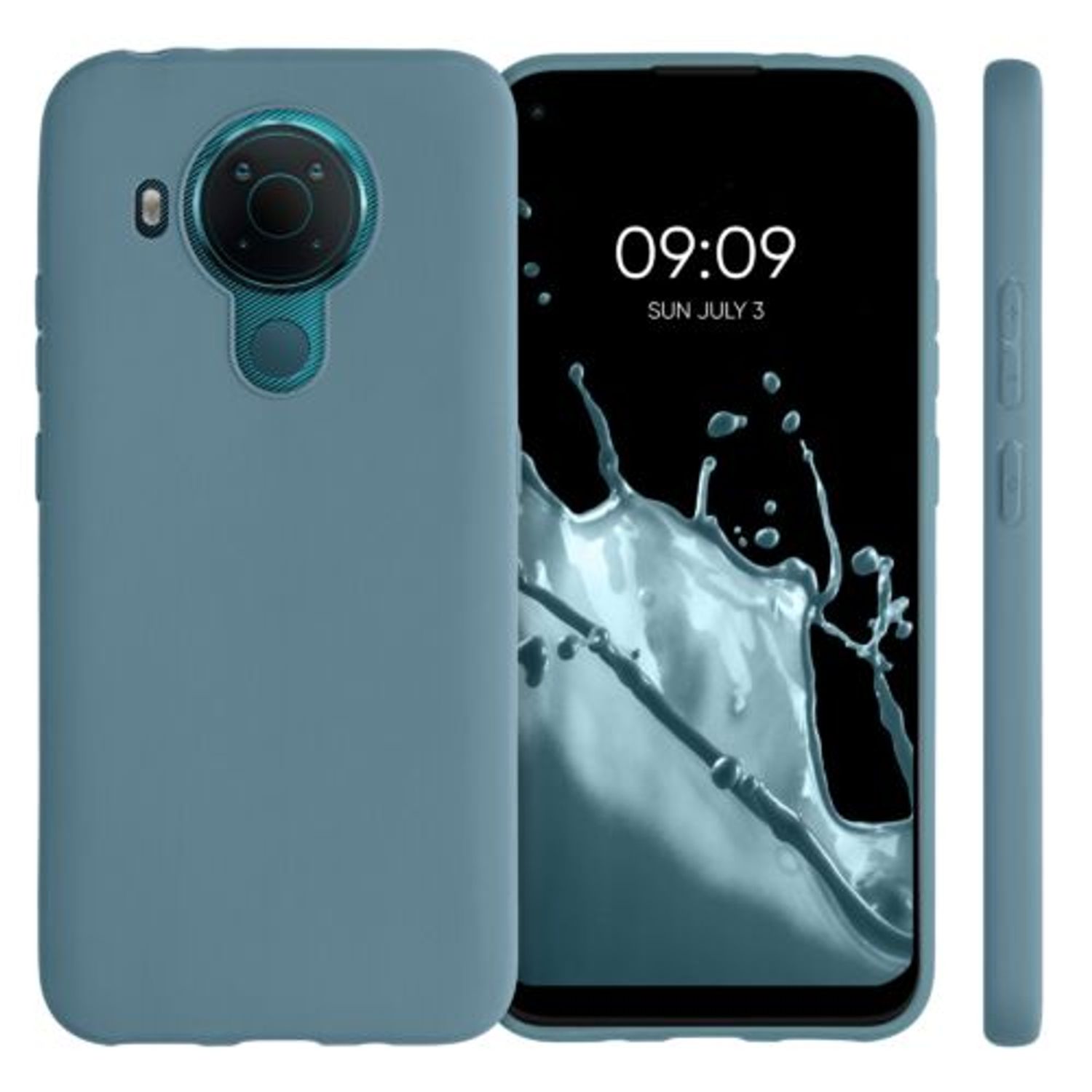 Husa pentru Nokia 5.4, Silicon, Verde, 54109.207 fotografia produsului View 6 L