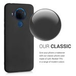 Husa pentru Nokia 5.4, Silicon, Negru, 54109.01 fotografia produsului View 4 S