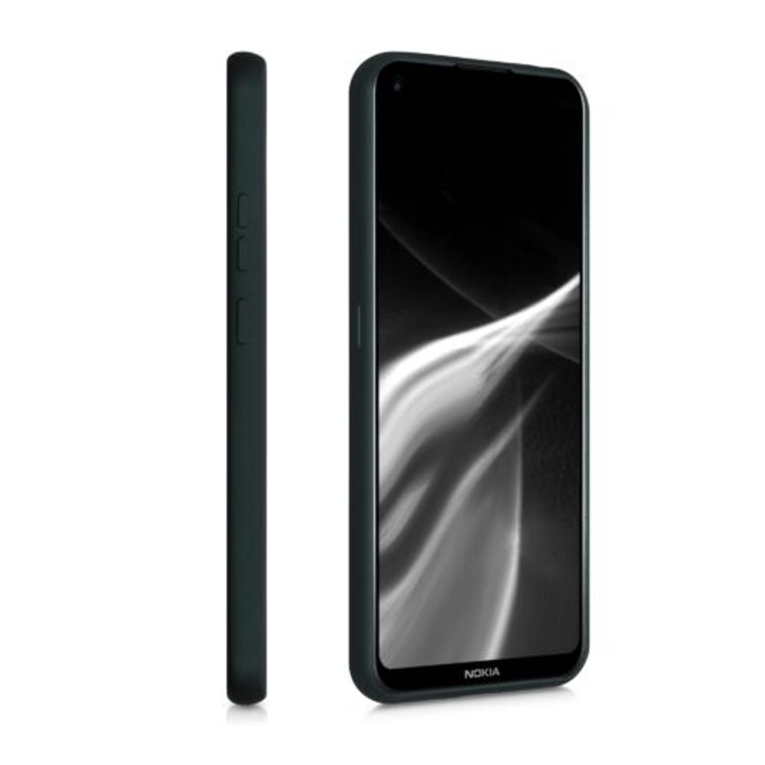 Husa pentru Nokia 5.4, Silicon, Verde, 54317.14 fotografia produsului View 5 L
