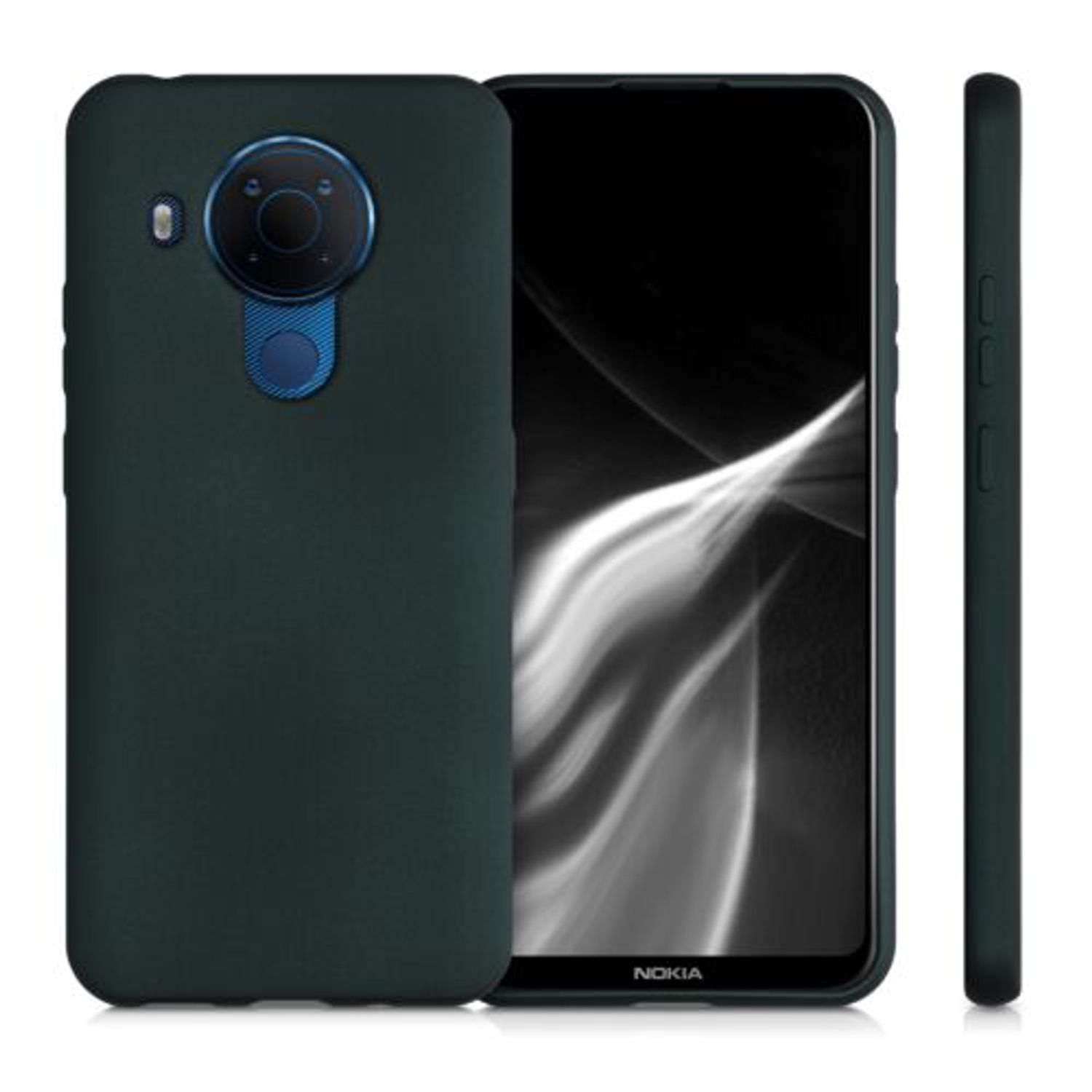 Husa pentru Nokia 5.4, Silicon, Verde, 54317.14 fotografia produsului View 2 L