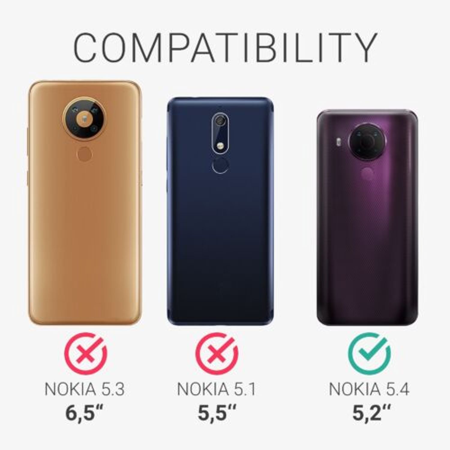 Husa pentru Nokia 5.4, Silicon, Verde, 54317.14 fotografia produsului View 6 L