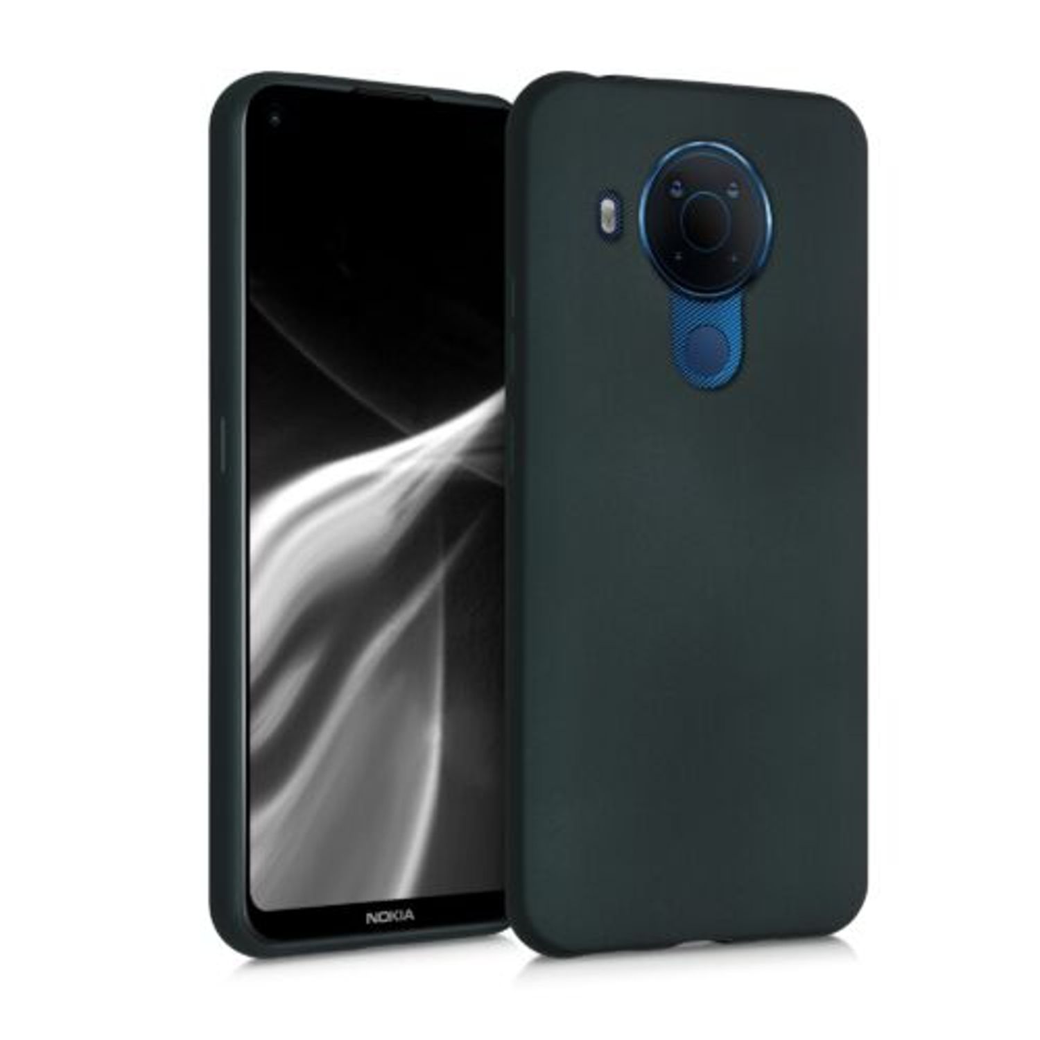 Husa pentru Nokia 5.4, Silicon, Verde, 54317.14 fotografia produsului