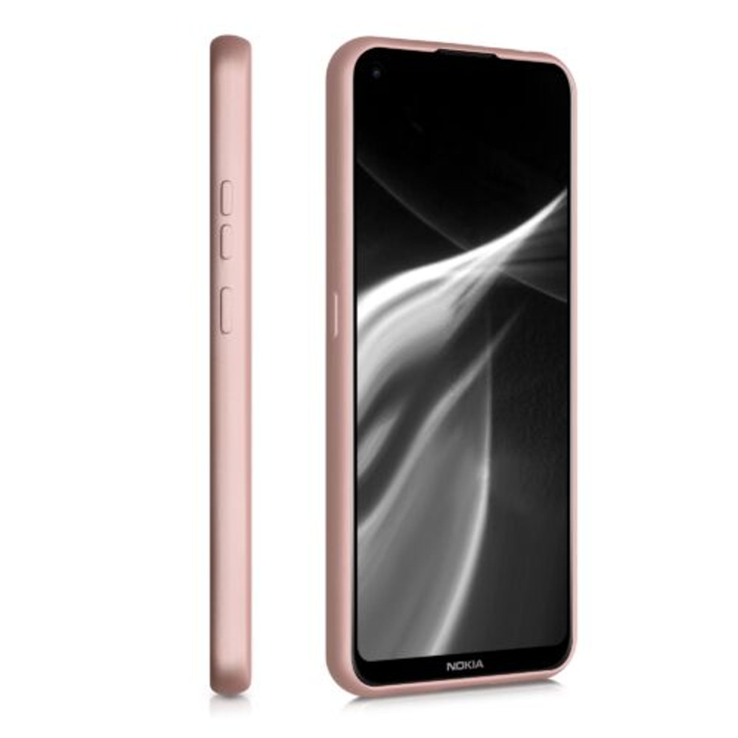 Husa pentru Nokia 5.4, Silicon, Rose Gold, 54317.31 fotografia produsului View 12 L