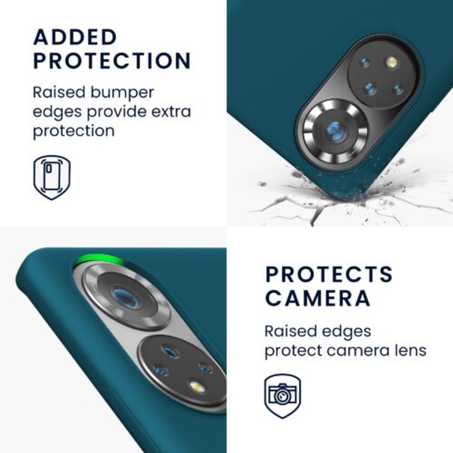 Husa pentru Honor 50, Silicon, Verde, 55481.57 fotografia produsului View 5 L