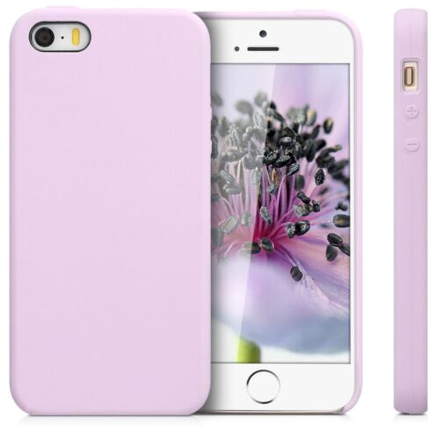 Husa pentru Apple iPhone 5/iPhone 5s/iPhone SE, Silicon, Mov, 42766.140 fotografia produsului View 2 L