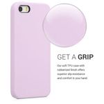 Husa pentru Apple iPhone 5/iPhone 5s/iPhone SE, Silicon, Mov, 42766.140 fotografia produsului View 4 S