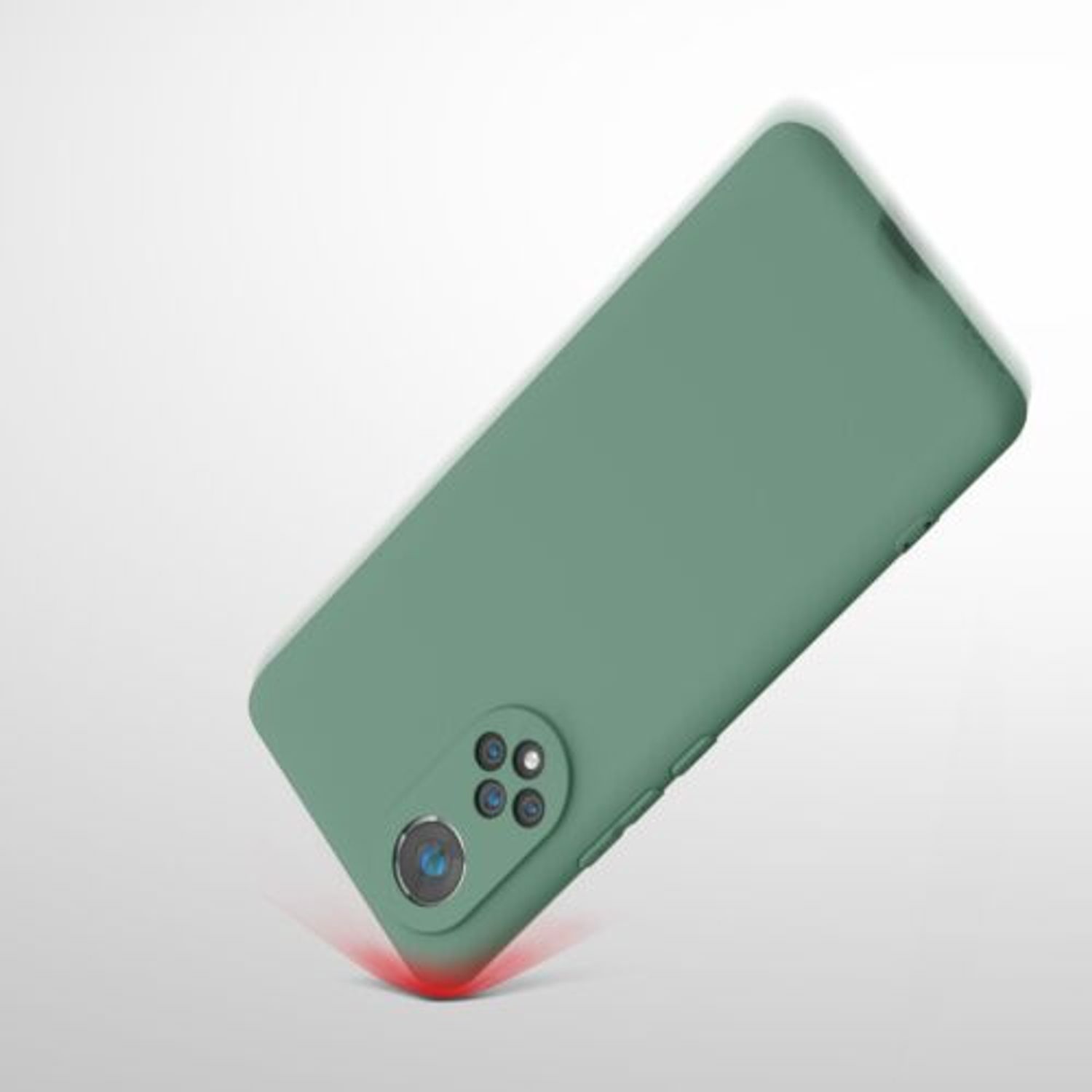 Husa pentru Honor 50, Silicon, Verde, 55409.166 fotografia produsului View 3 L