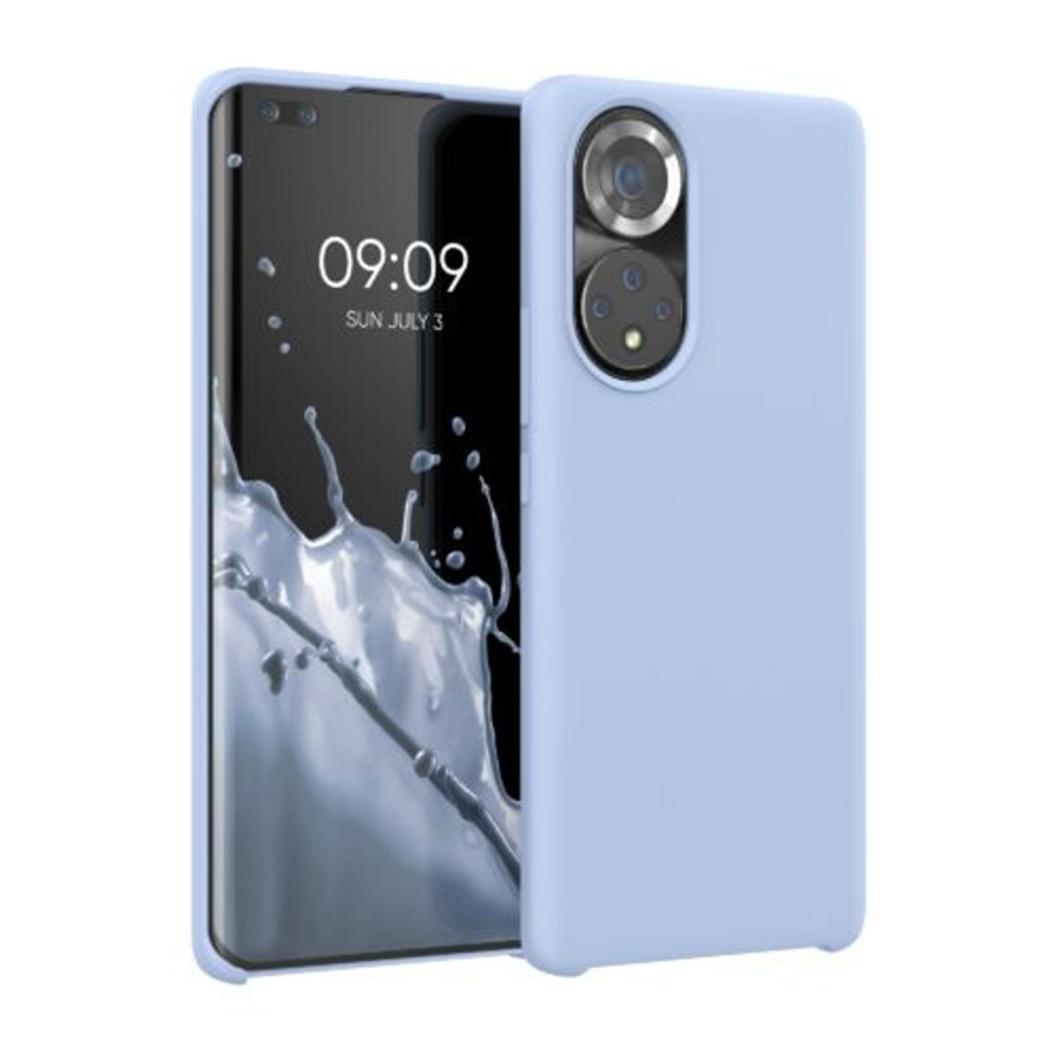 Husa pentru Honor 50 Pro, Silicon, Albastru, 55482.58 fotografia produsului