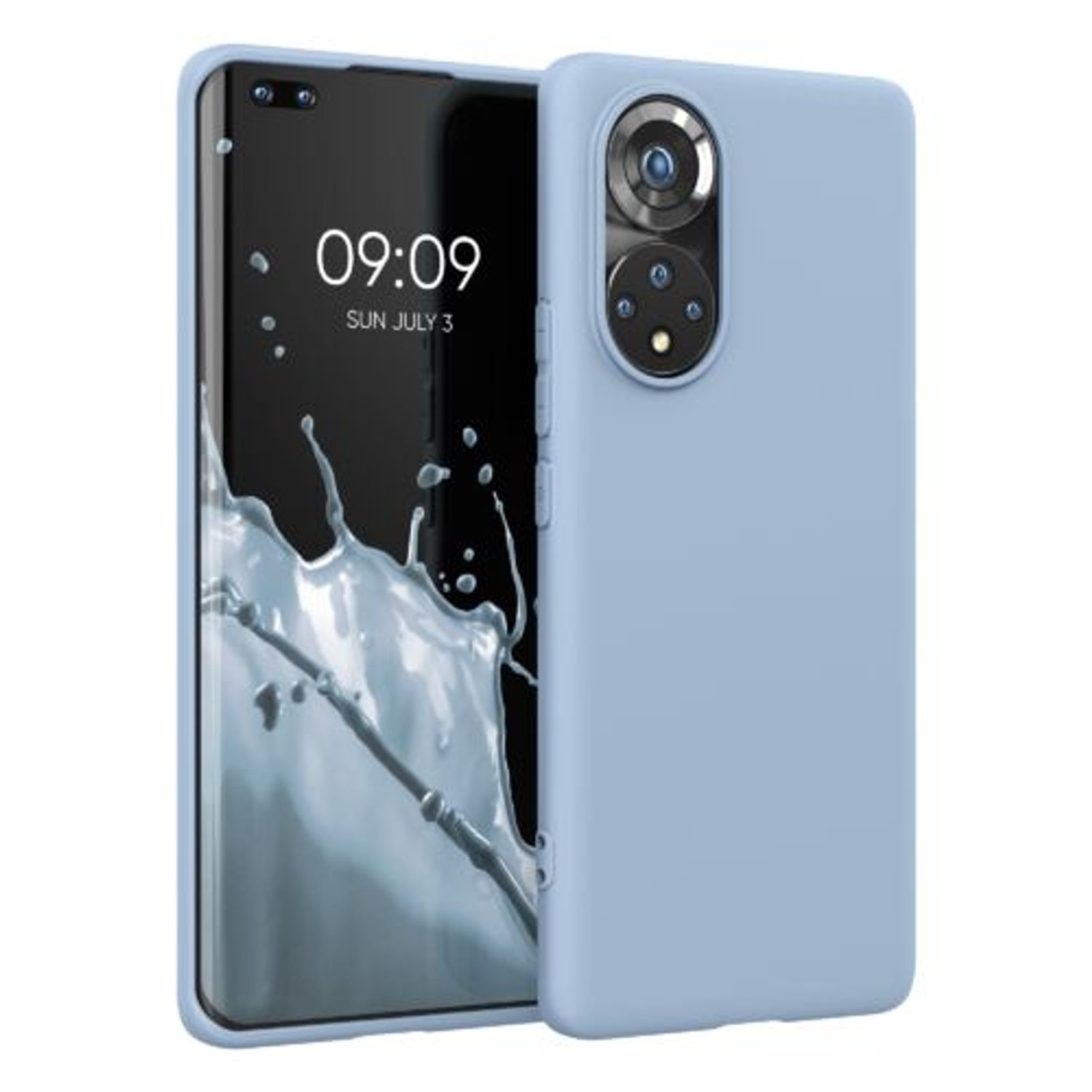 Husa pentru Honor 50 Pro, Silicon, Albastru, 55410.58 fotografia produsului