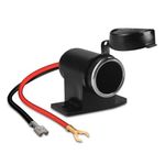 Priza pentru bricheta auto Navaris, 12V, Stecher impermeabil, Negru, 45889.01 fotografia produsului