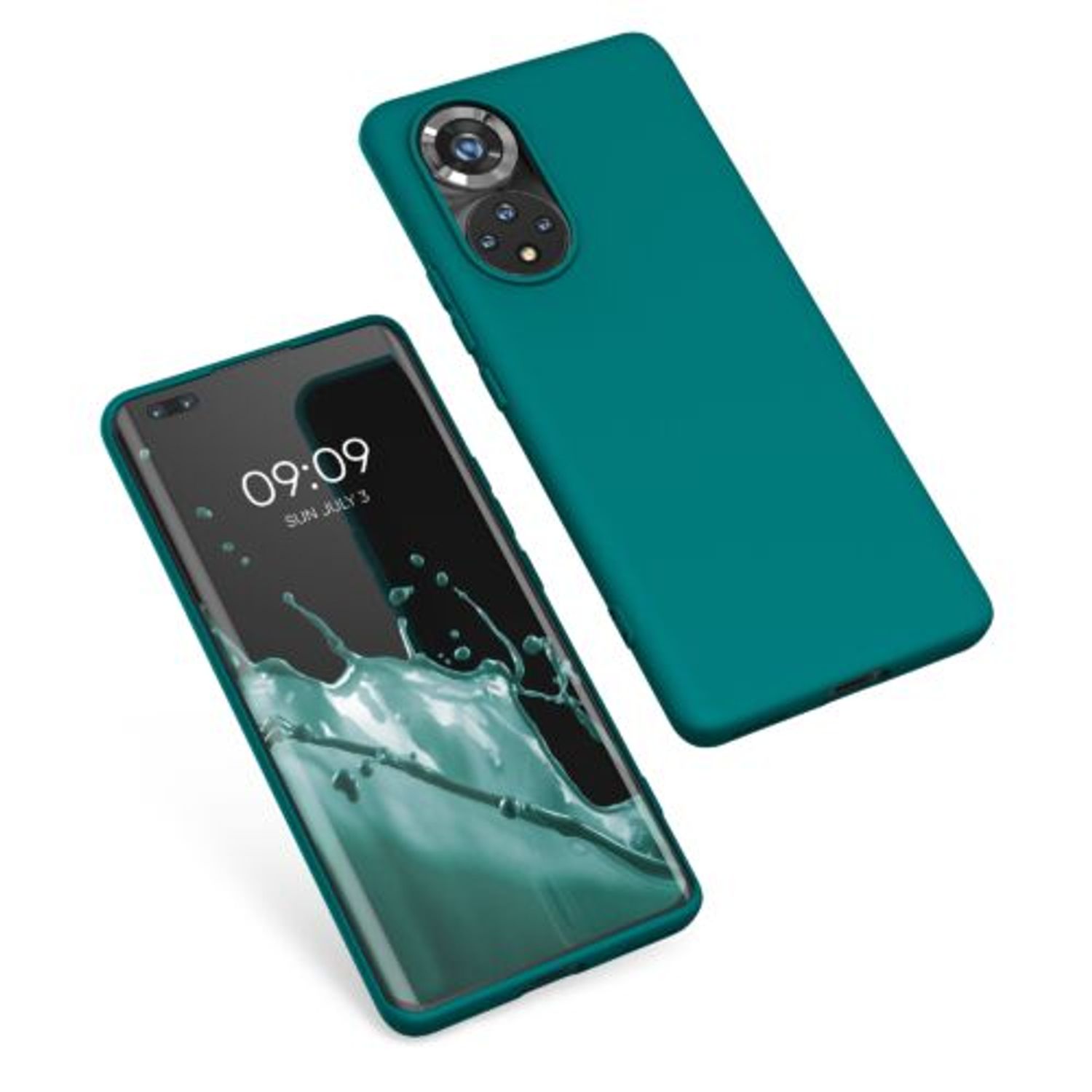 Husa pentru Honor 50 Pro, Silicon, Verde, 55410.57 fotografia produsului View 2 L