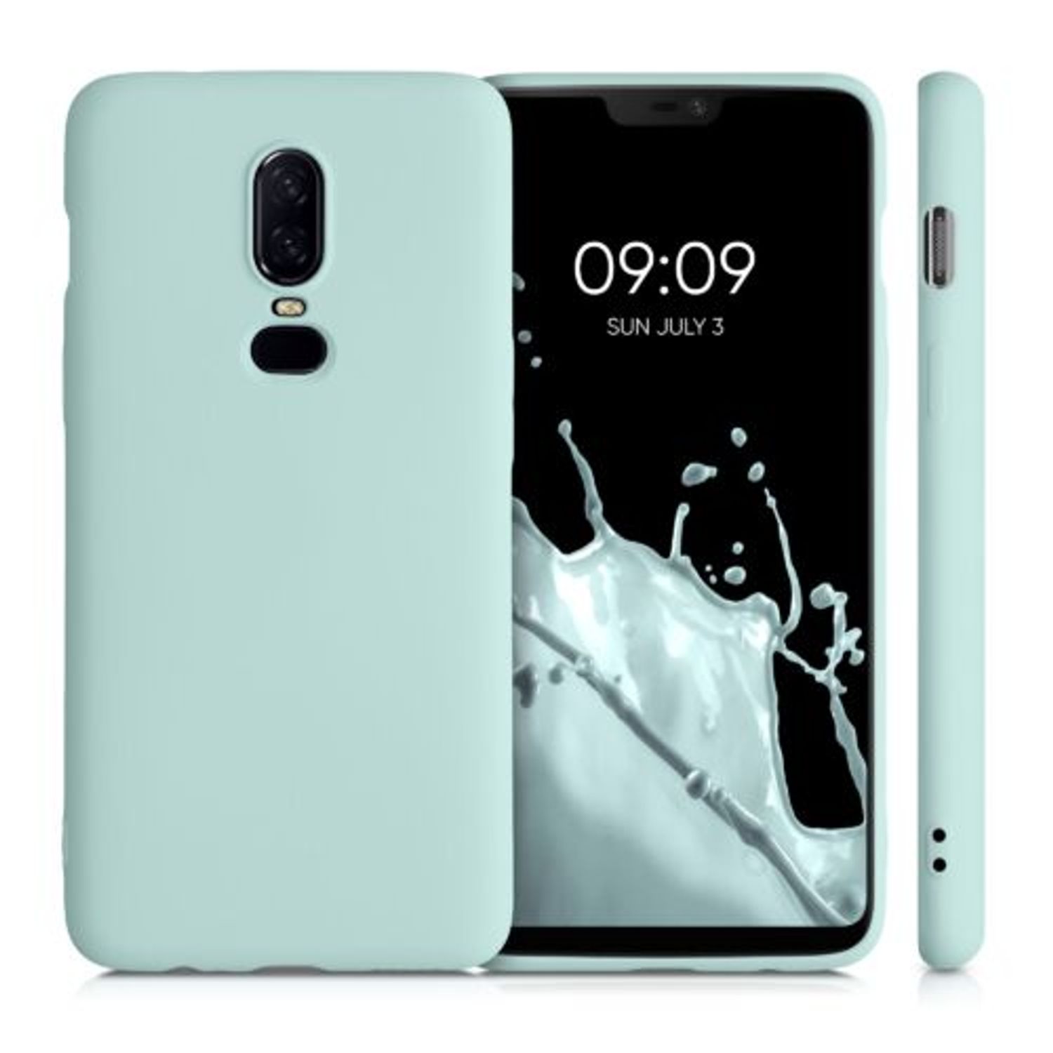 Husa pentru OnePlus 6, Silicon, Verde, 55346.200 fotografia produsului View 8 L