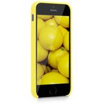 Husa pentru Apple iPhone 5/iPhone 5s/iPhone SE, Silicon, Galben, 42766.75 fotografia produsului View 3 S
