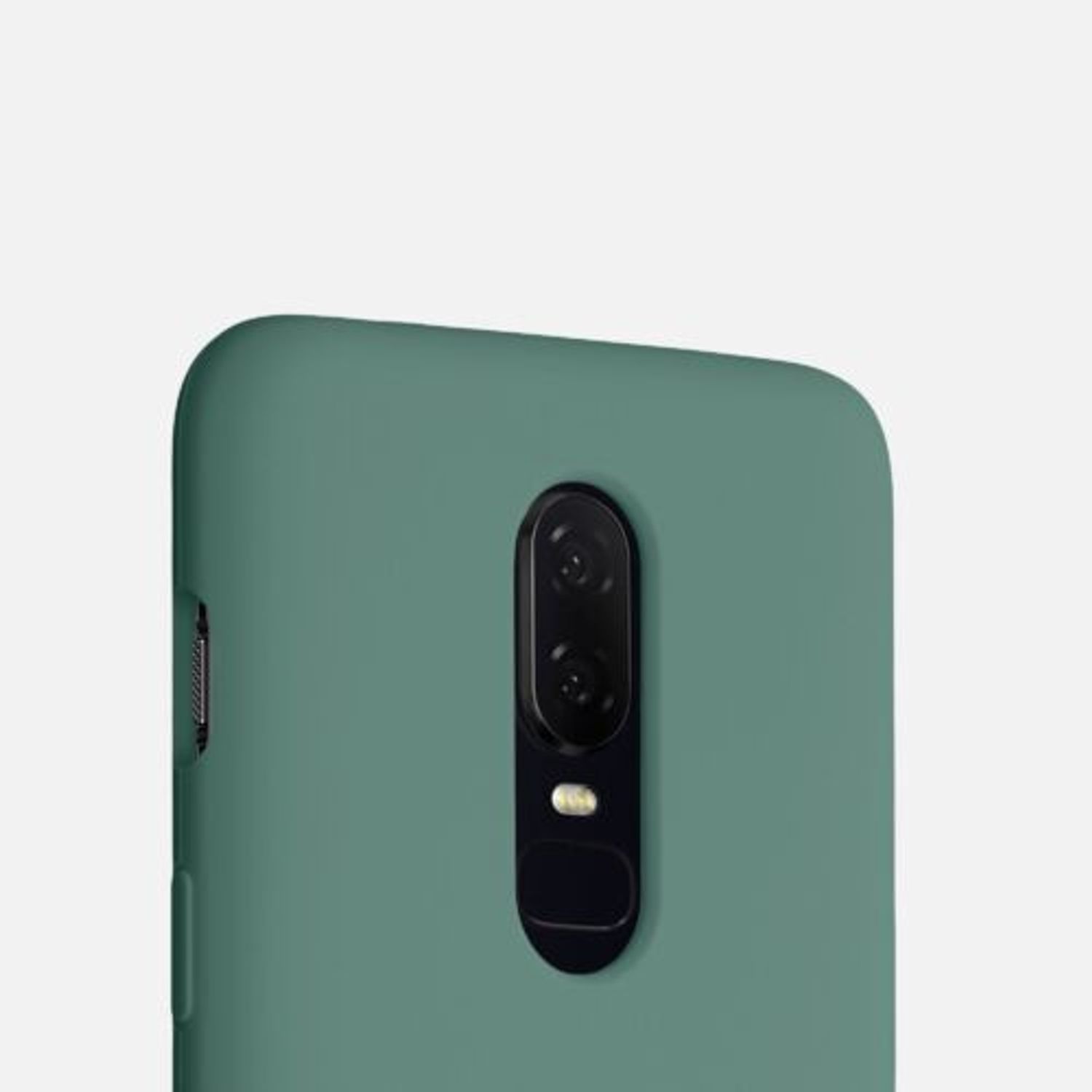 Husa pentru OnePlus 6, Silicon, Verde, 46122.166 fotografia produsului