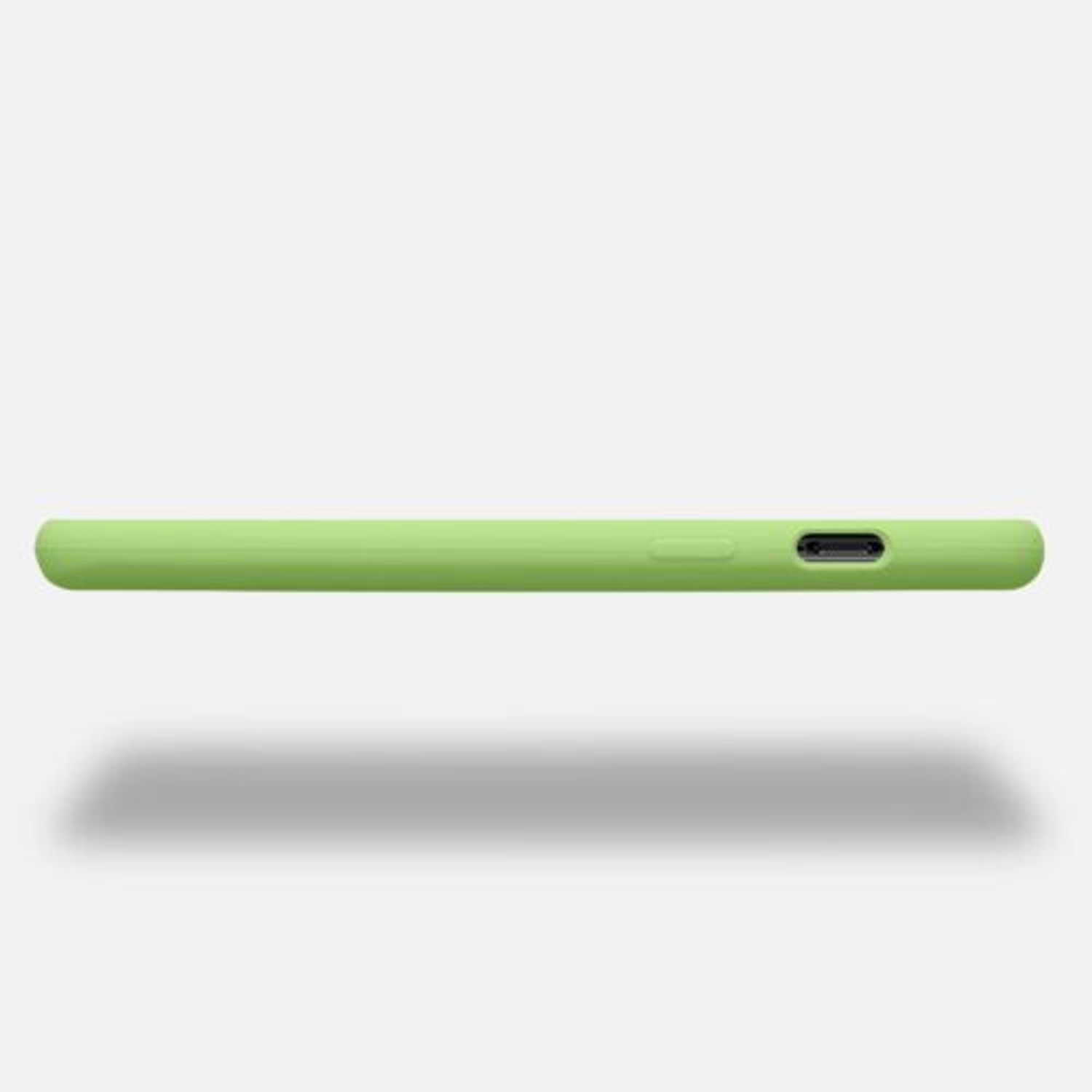 Husa pentru OnePlus 6, Silicon, Verde, 46122.214 fotografia produsului View 5 L