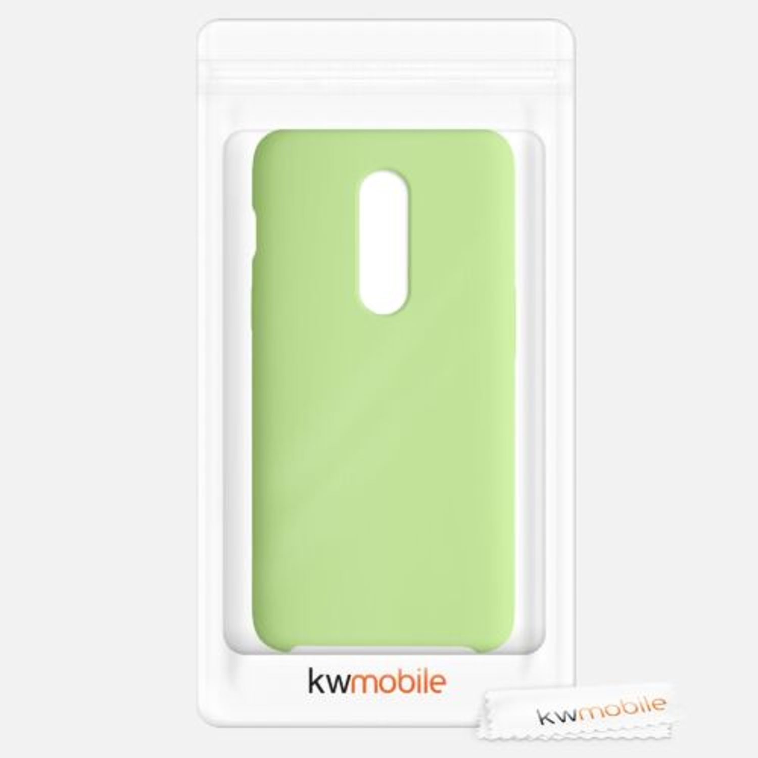 Husa pentru OnePlus 6, Silicon, Verde, 46122.214 fotografia produsului View 7 L