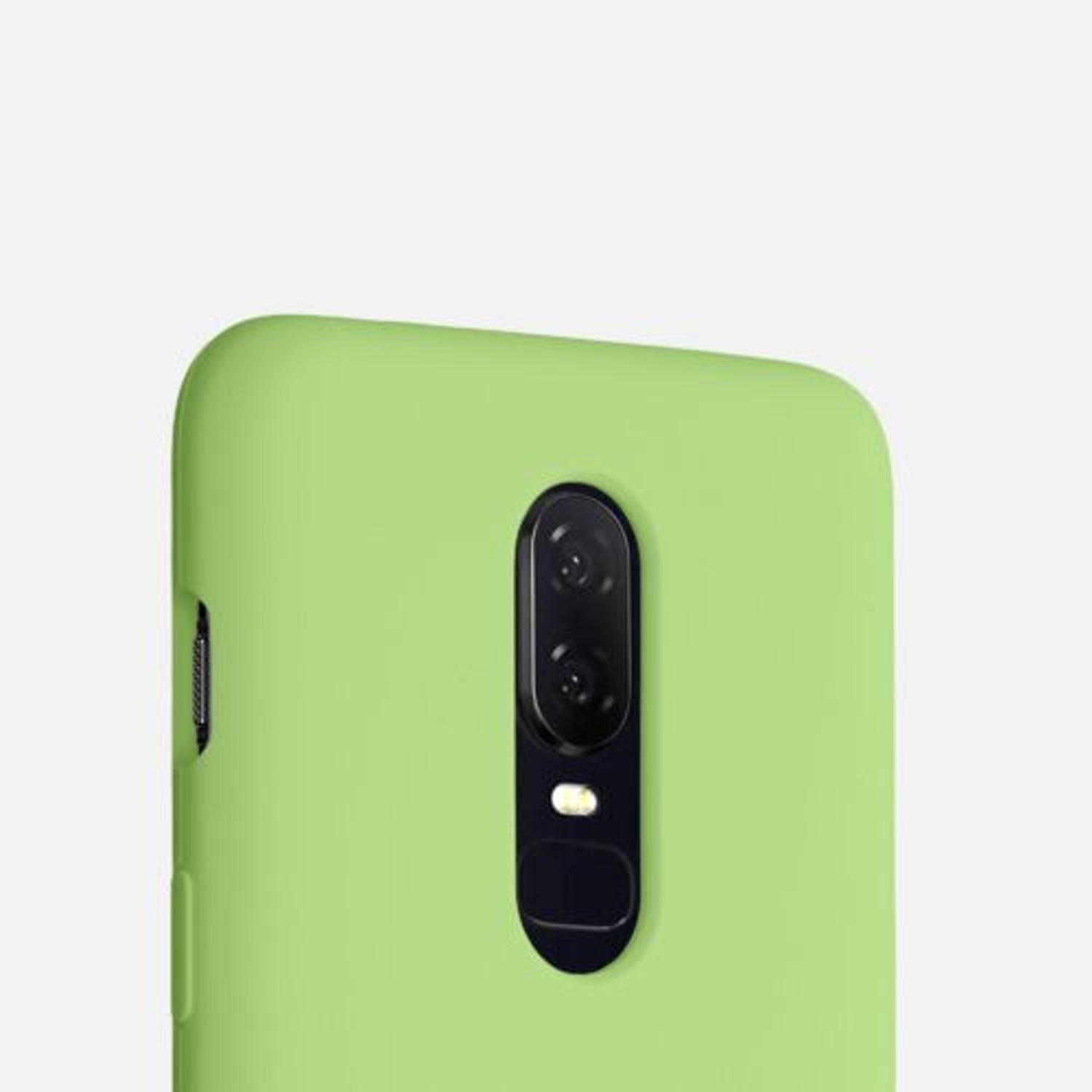Husa pentru OnePlus 6, Silicon, Verde, 46122.214 fotografia produsului View 8 L