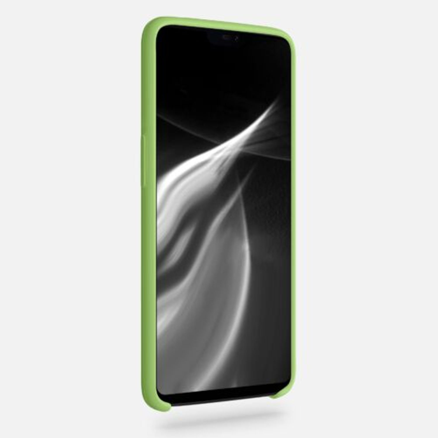 Husa pentru OnePlus 6, Silicon, Verde, 46122.214 fotografia produsului View 3 L