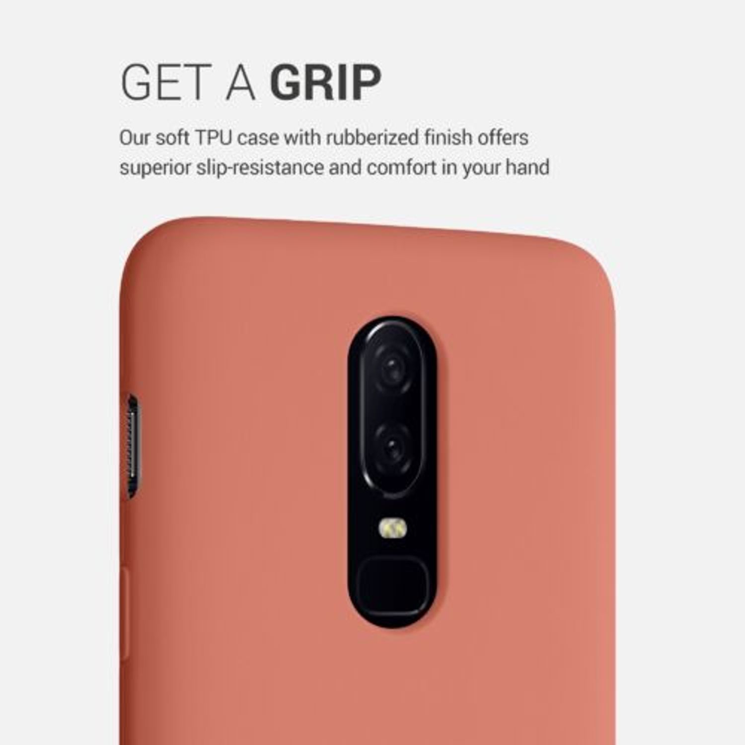 Husa pentru OnePlus 6, Silicon, Roz, 46122.215 fotografia produsului View 4 L
