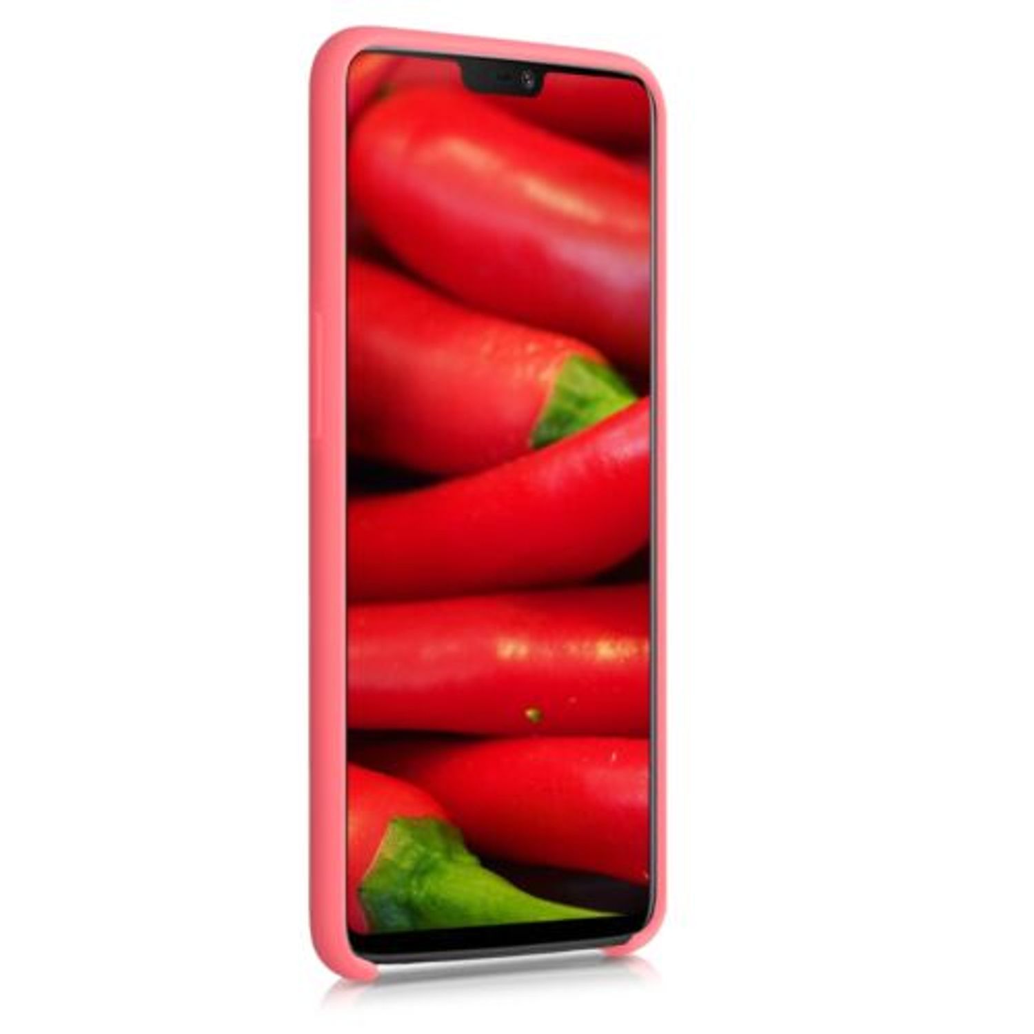 Husa pentru OnePlus 6, Silicon, Roz, 46122.103 fotografia produsului View 3 L