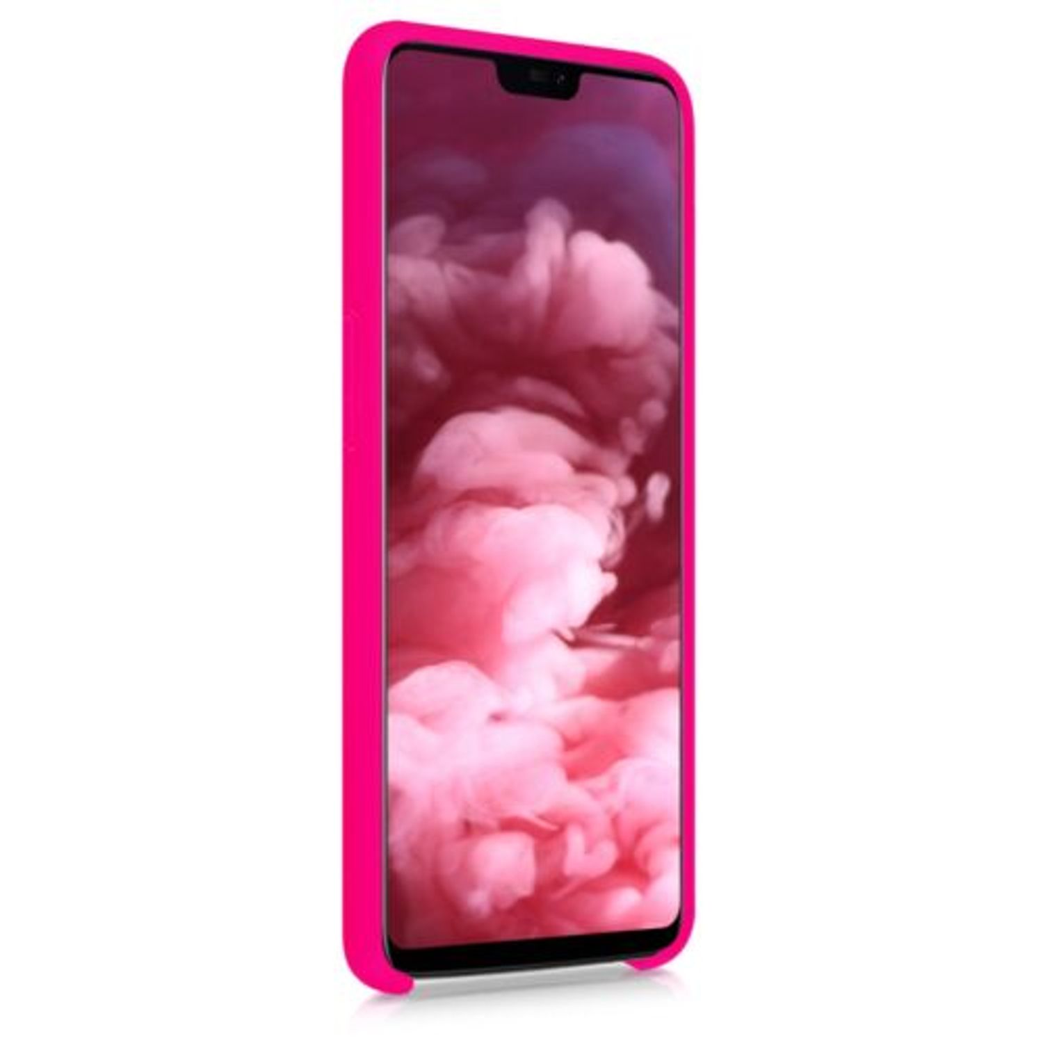 Husa pentru OnePlus 6, Silicon, Roz, 46122.77 fotografia produsului View 3 L