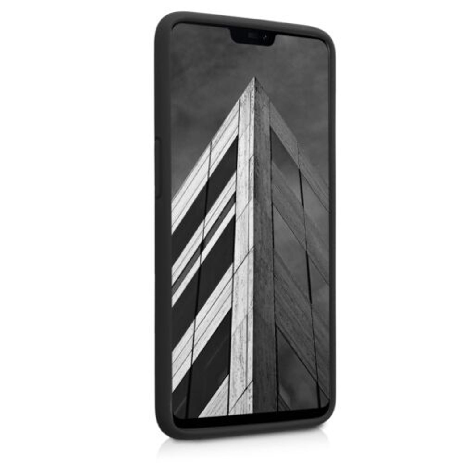 Husa pentru OnePlus 6, Silicon, Negru, 46122.01 fotografia produsului View 3 L