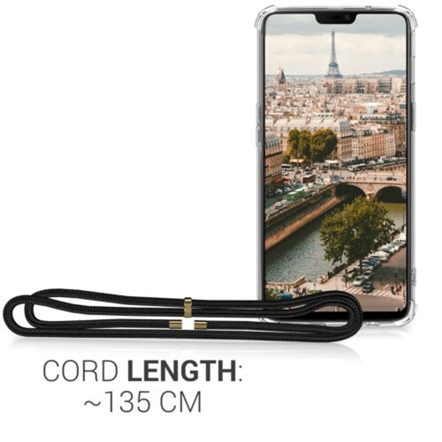 Husa pentru OnePlus 6, Silicon, Transparent, 48591.03 fotografia produsului View 4 L