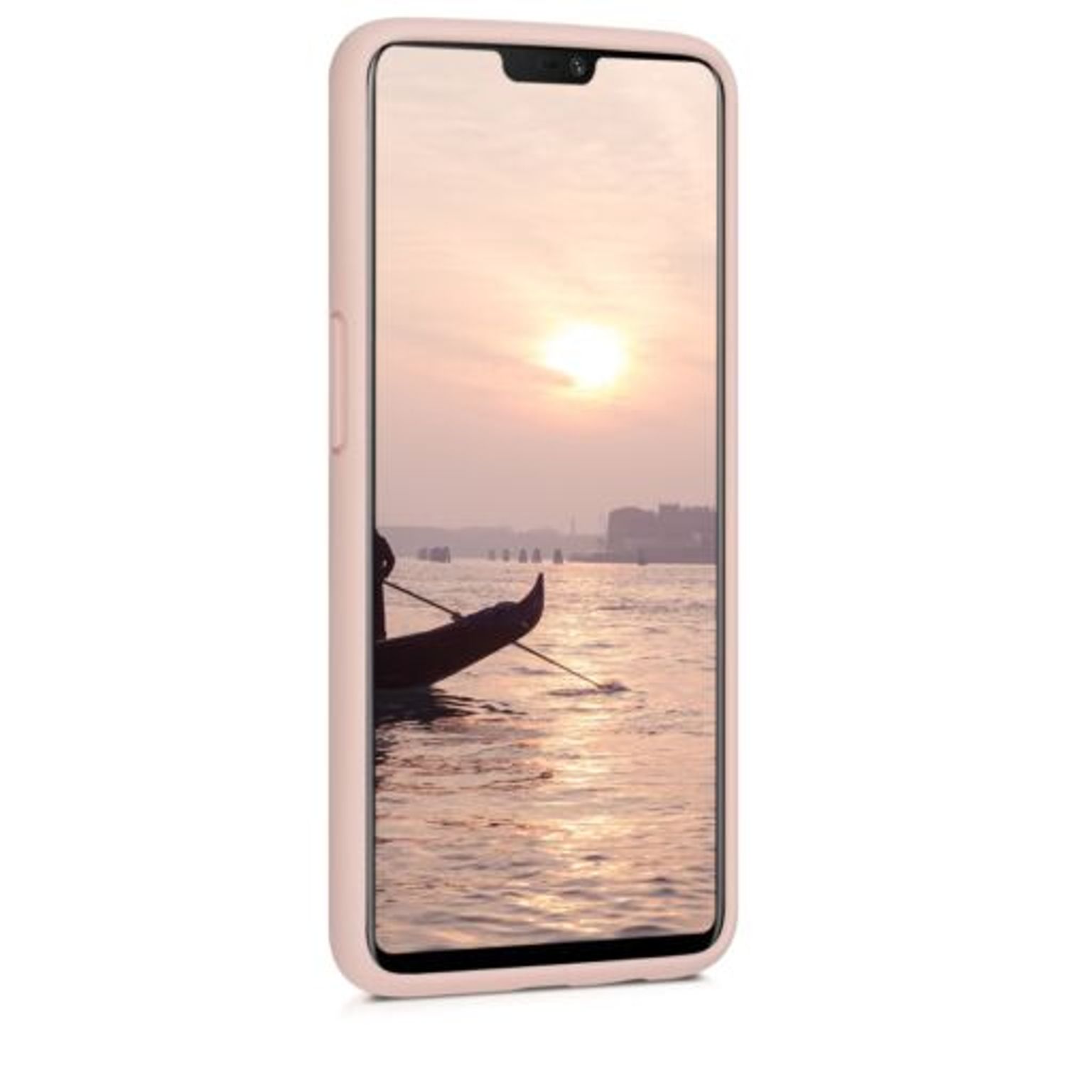 Husa pentru OnePlus 6, Silicon, Roz, 46122.10 fotografia produsului View 4 L