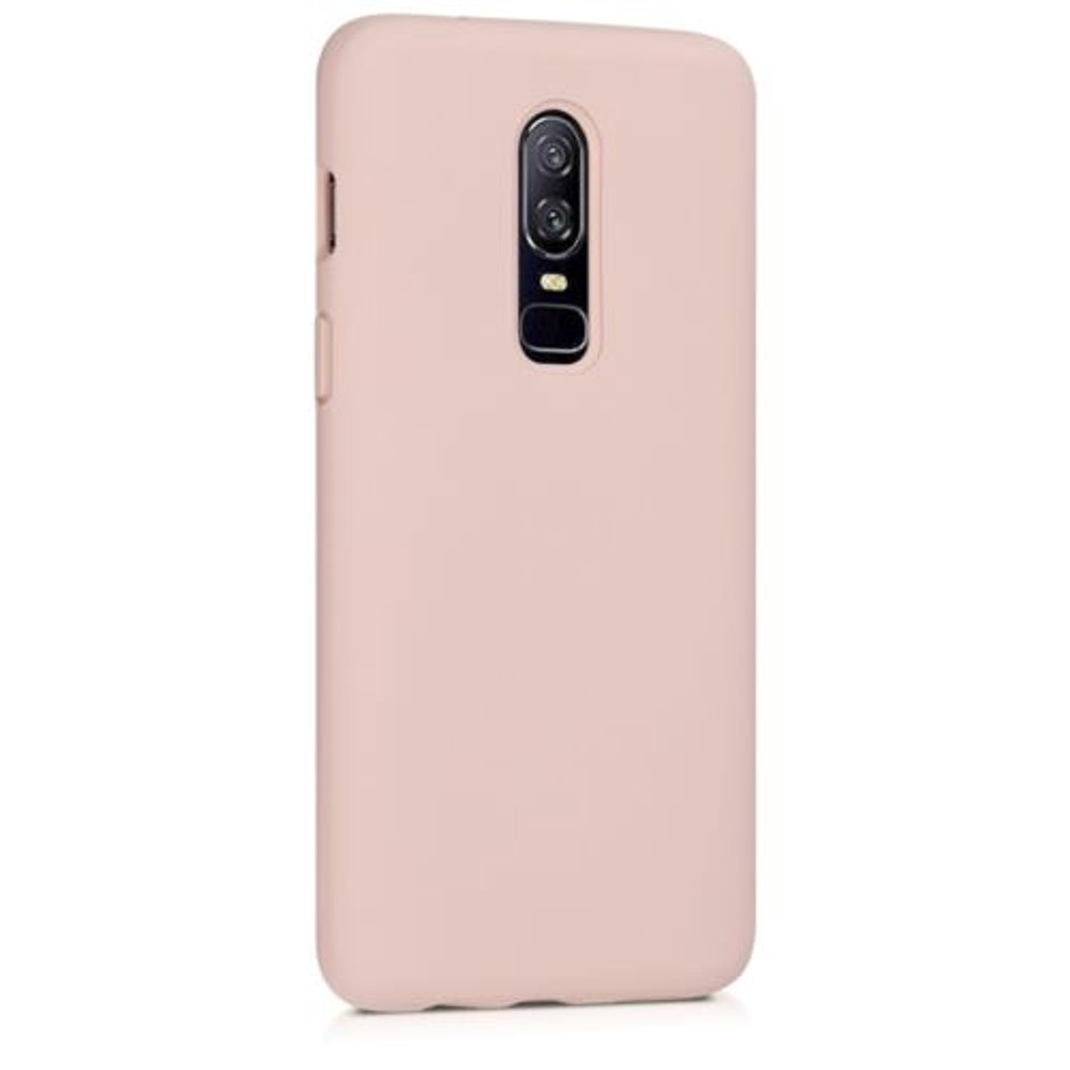 Husa pentru OnePlus 6, Silicon, Roz, 46122.10 fotografia produsului View 8 L