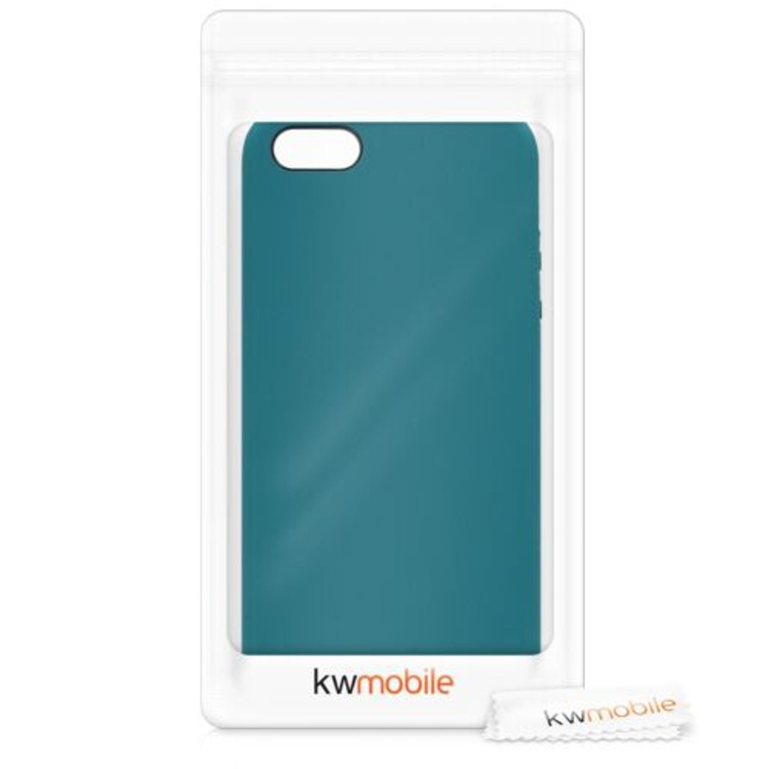 Husa pentru Apple iPhone 5/iPhone 5s/iPhone SE, Silicon, Albastru, 42766.57 fotografia produsului View 7 L