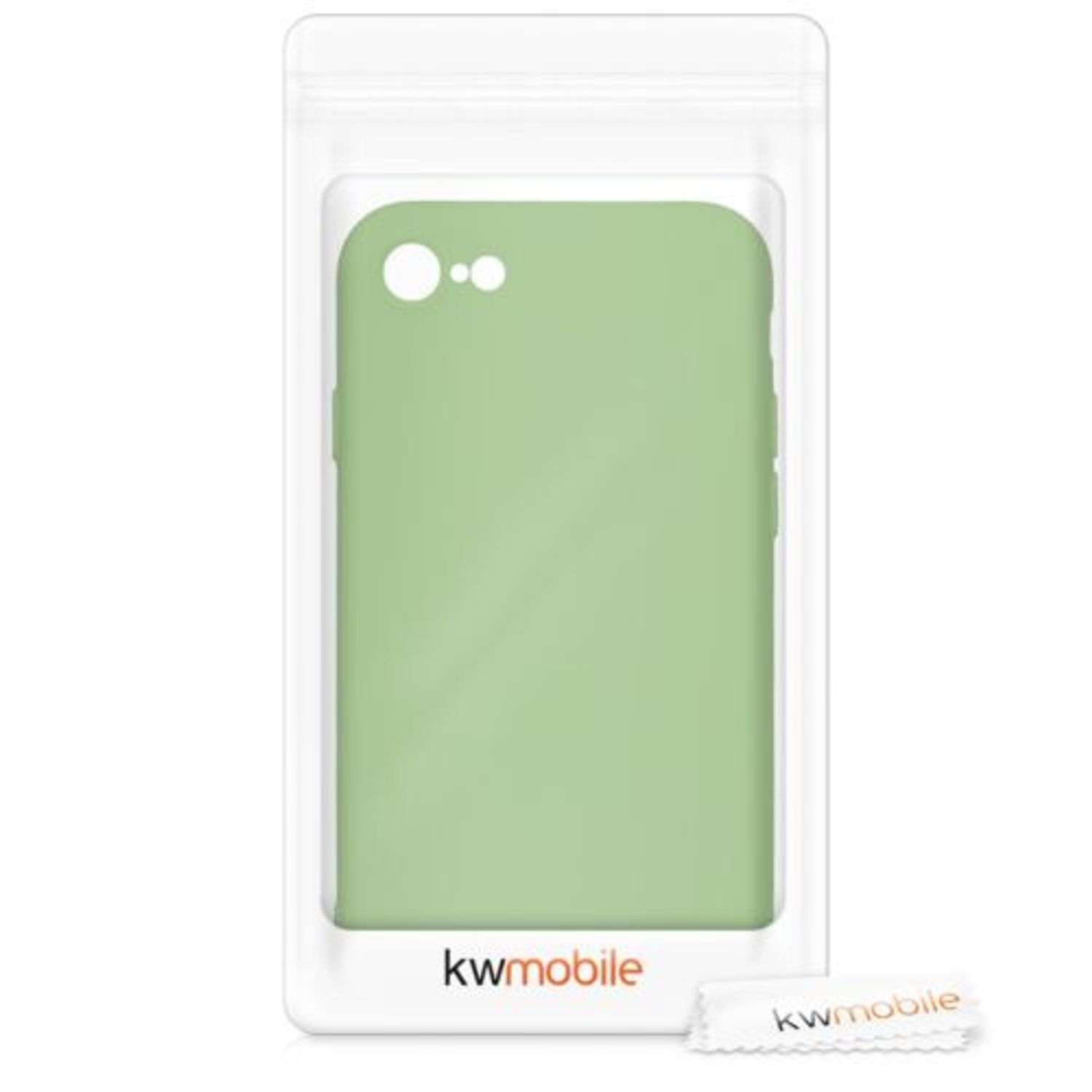 Husa pentru iPhone 8/iPhone 7/iPhone SE 2, Silicon, Verde, 49979.174 fotografia produsului View 7 L