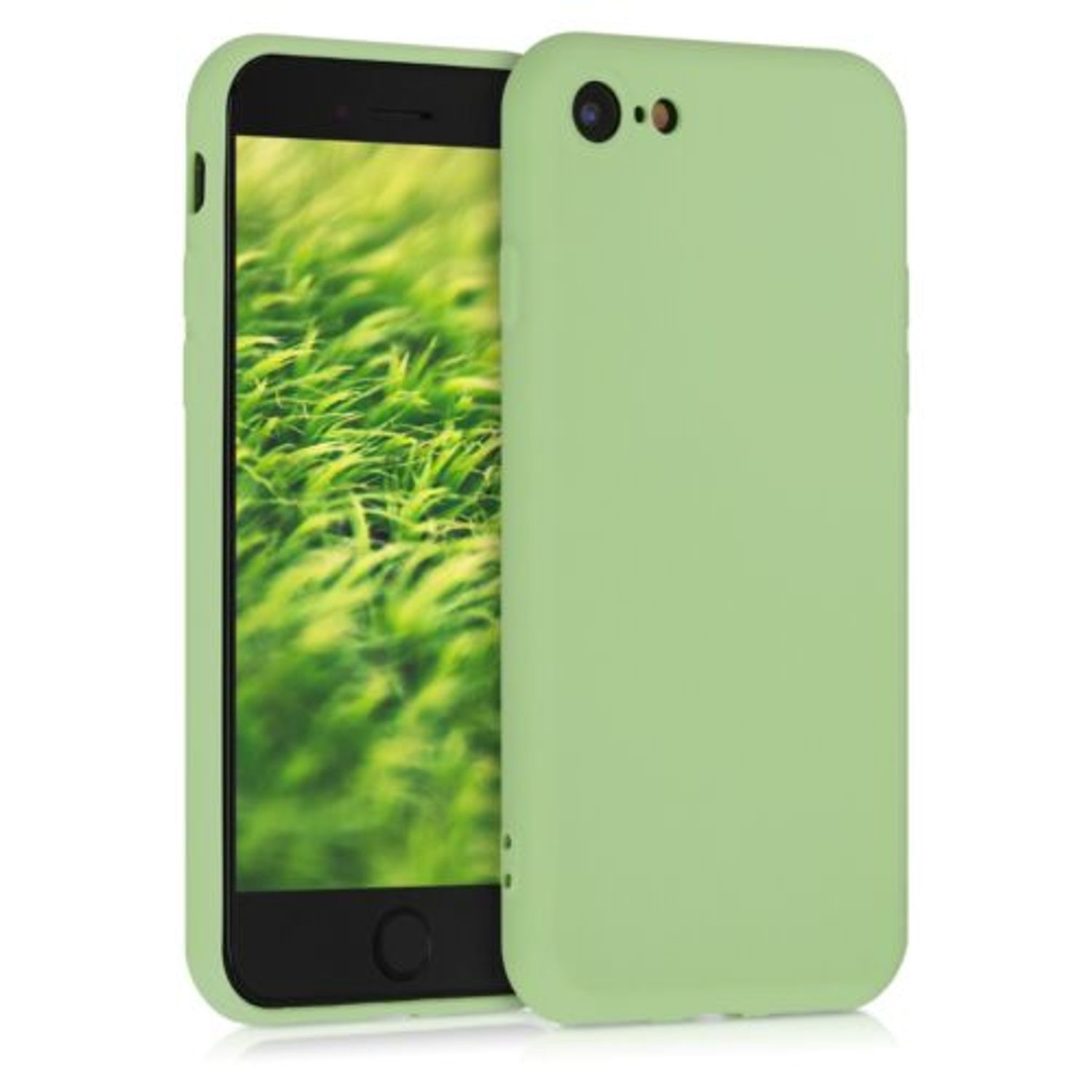 Husa pentru iPhone 8/iPhone 7/iPhone SE 2, Silicon, Verde, 49979.174 fotografia produsului