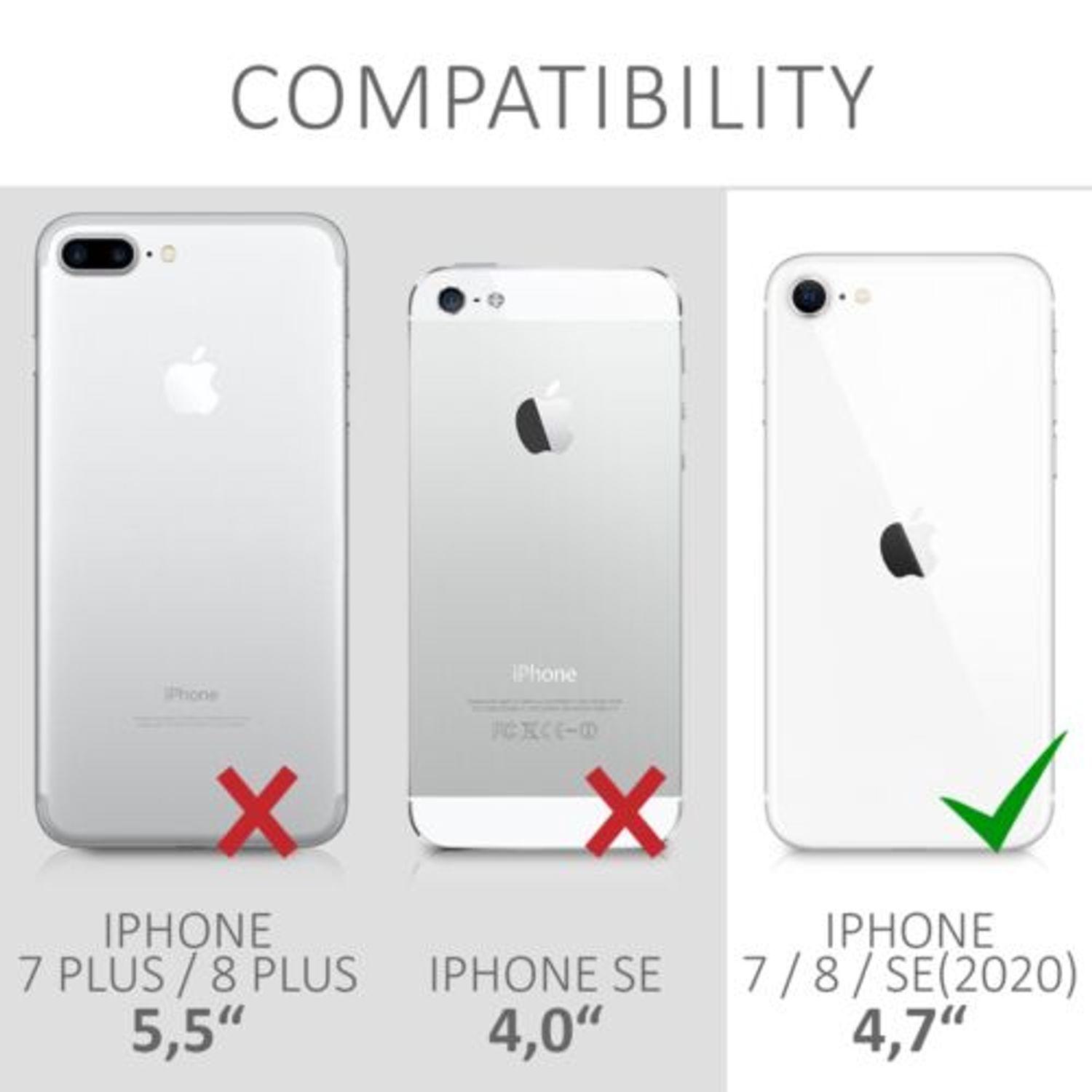 Husa pentru iPhone 8/iPhone 7/iPhone SE 2, Silicon, Verde, 49979.174 fotografia produsului View 6 L