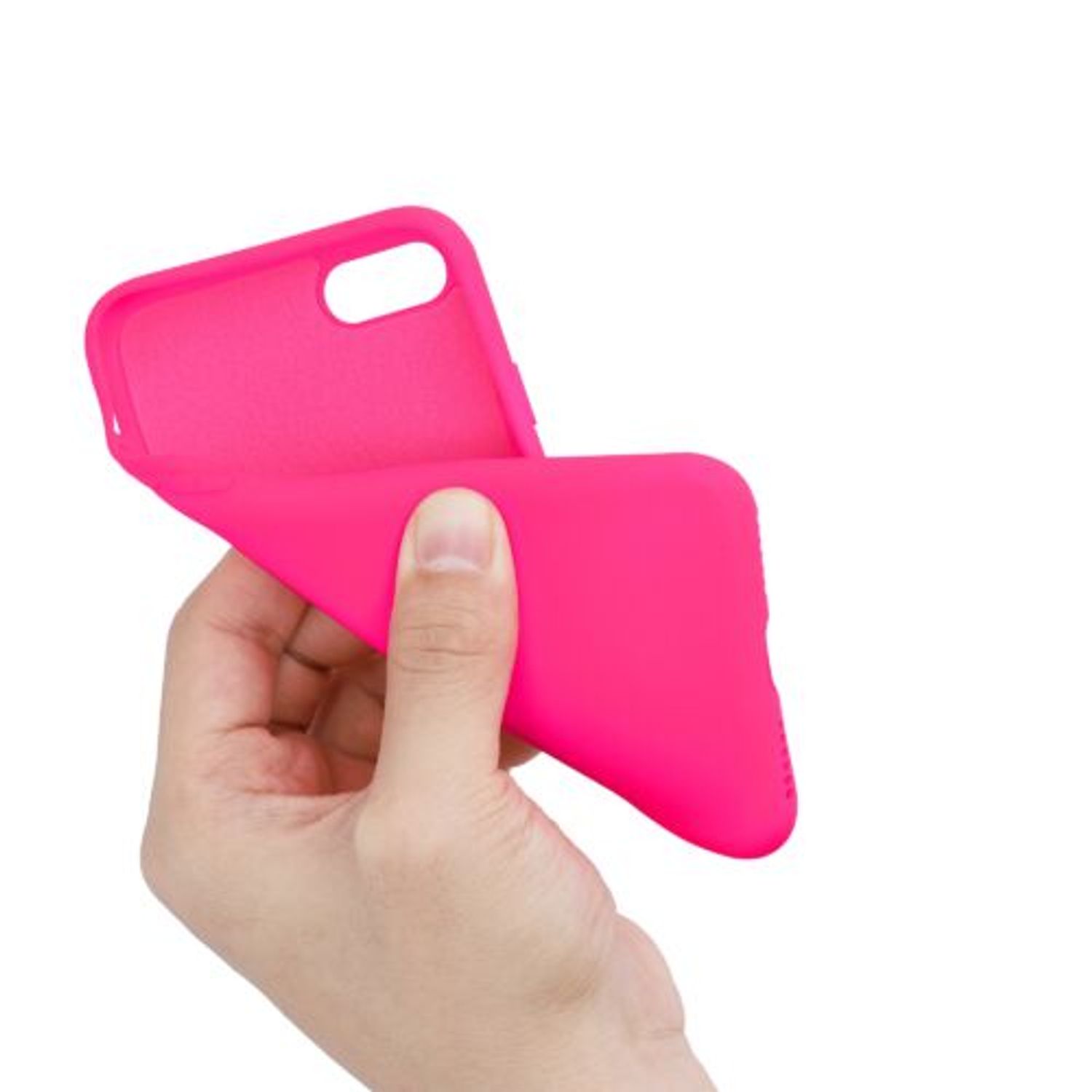 Husa pentru Apple iPhone 8/iPhone 7/iPhone SE 2, Silicon, Roz, 49979.77 fotografia produsului View 8 L