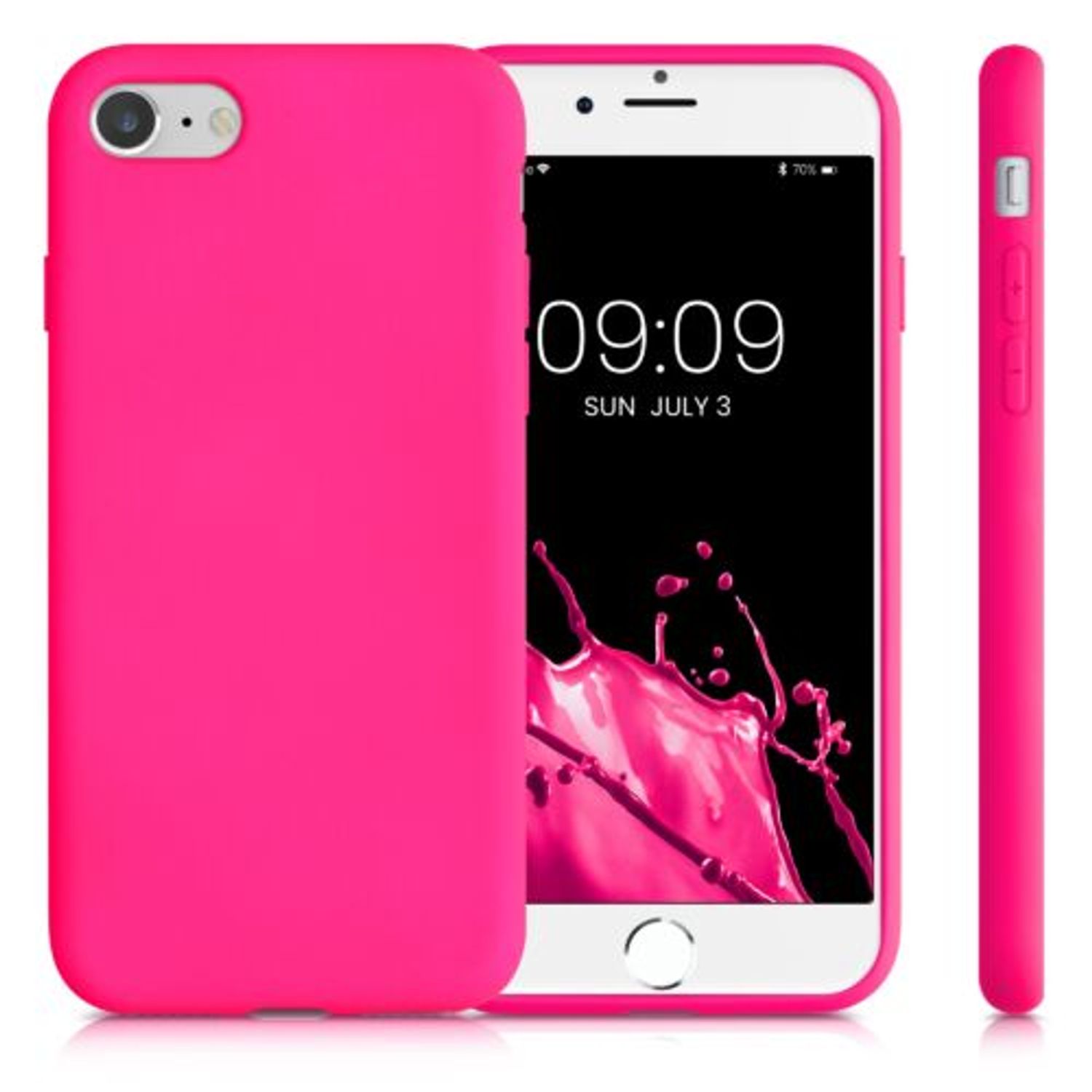 Husa pentru Apple iPhone 8/iPhone 7/iPhone SE 2, Silicon, Roz, 49979.77 fotografia produsului View 2 L
