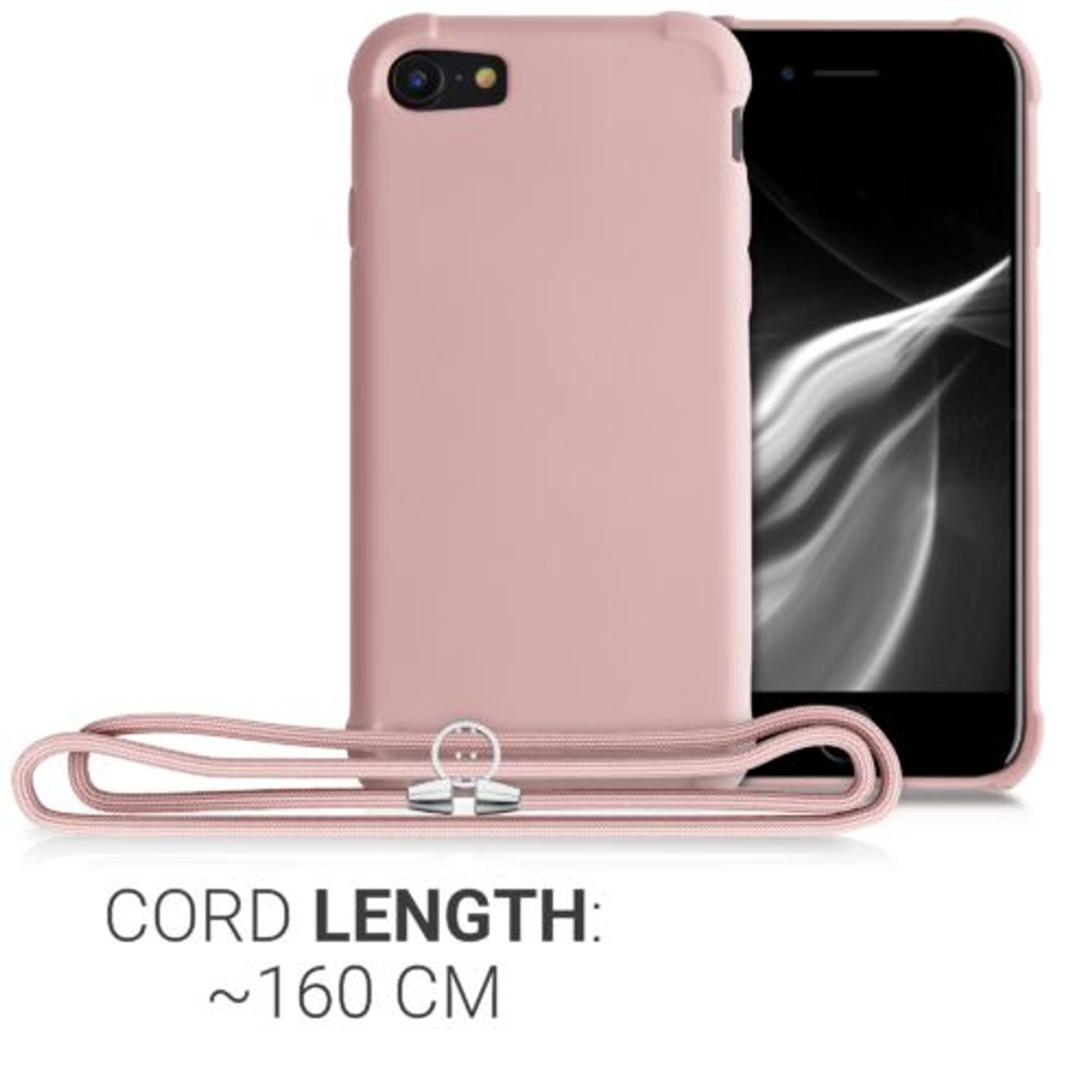 Husa pentru Apple iPhone 8/iPhone 7/iPhone SE 2, Silicon, Roz, 49920.154 fotografia produsului View 4 L