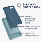Husa pentru iPhone 8/iPhone 7/iPhone SE 2, Silicon, Albastru, 40225.206 fotografia produsului View 3 S