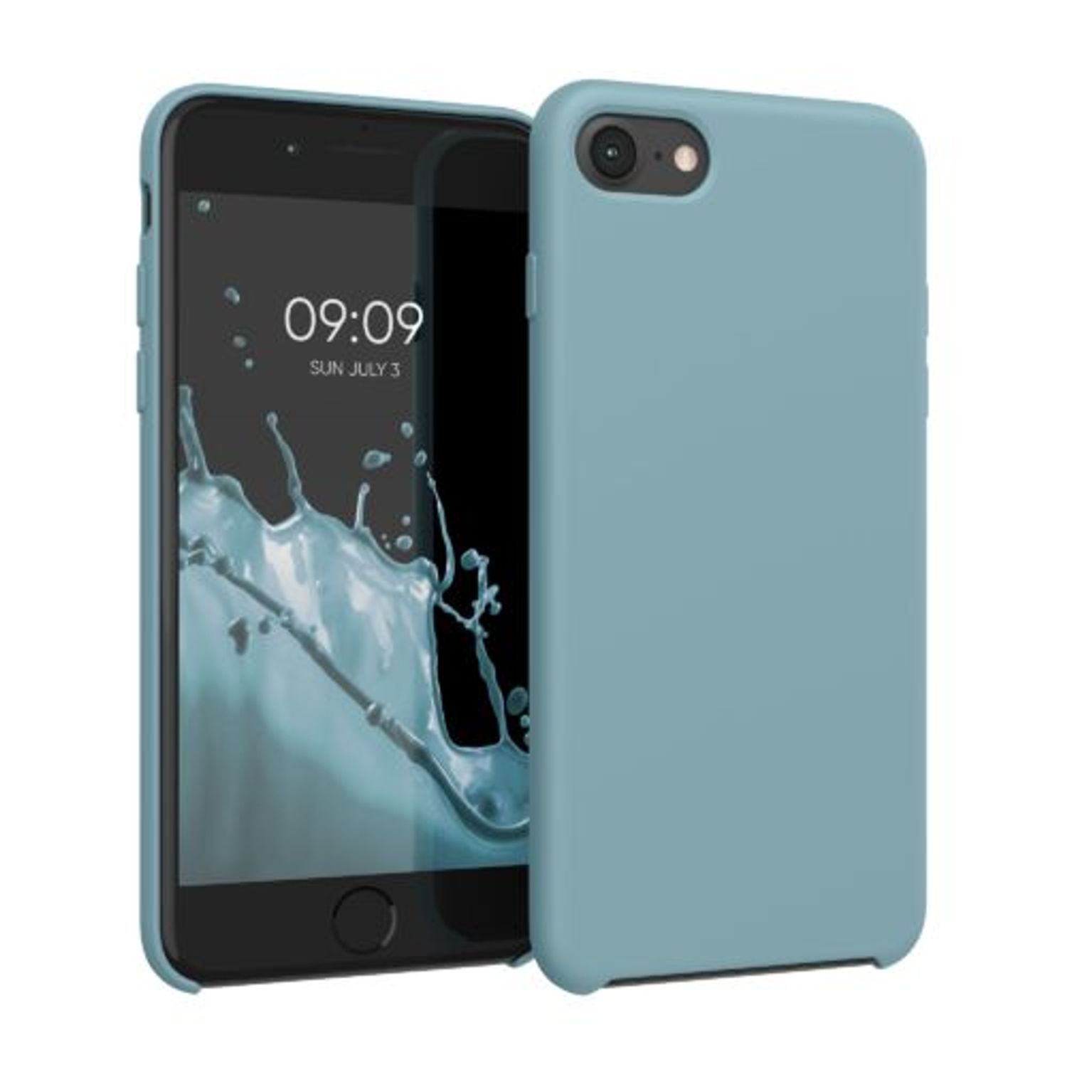 Husa pentru iPhone 8/iPhone 7/iPhone SE 2, Silicon, Albastru, 40225.206 fotografia produsului