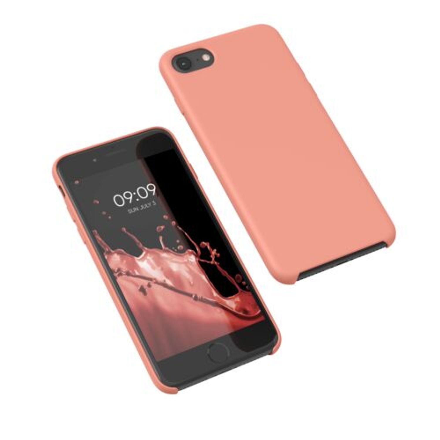 Husa pentru Apple iPhone 8/iPhone 7/iPhone SE 2, Silicon, Rose Gold, 40225.76 fotografia produsului View 2 L