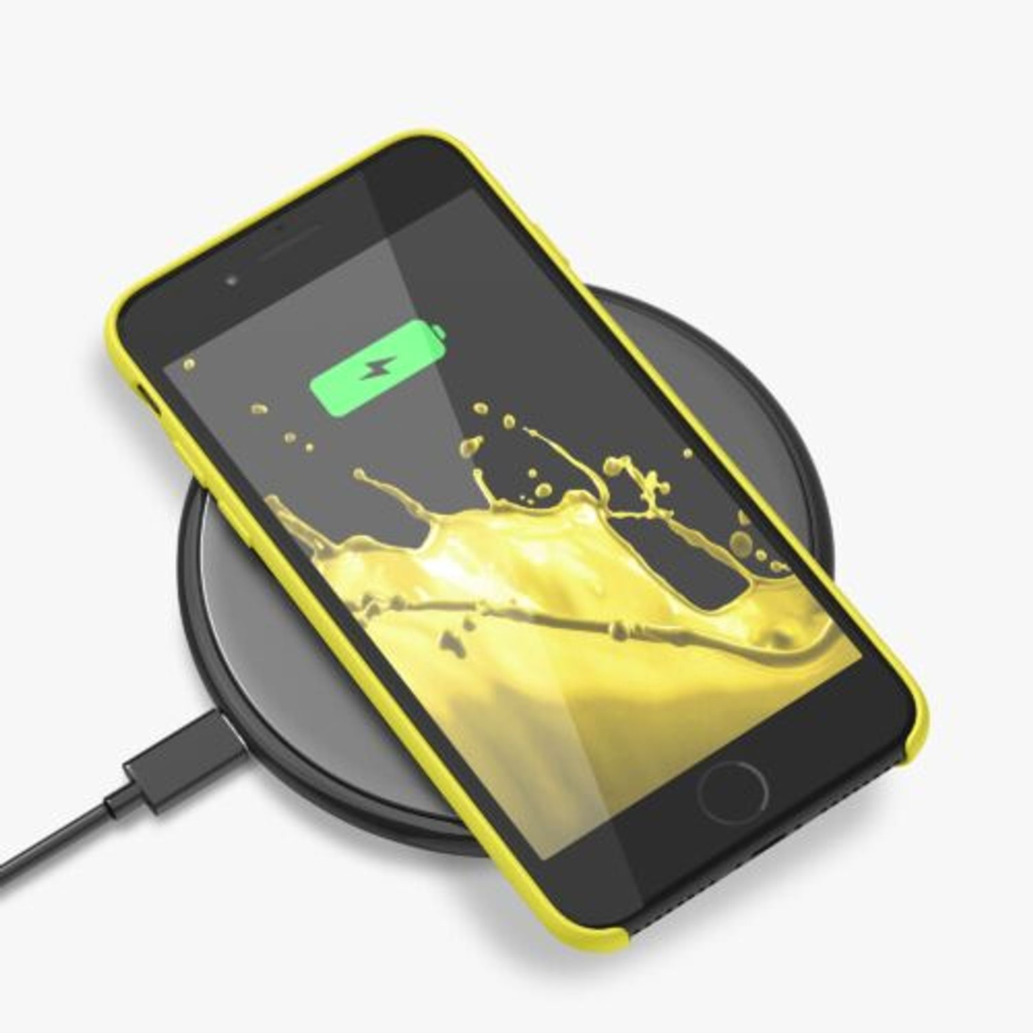 Husa pentru Apple iPhone 8/iPhone 7/iPhone SE 2, Silicon, Galben, 40225.75 fotografia produsului